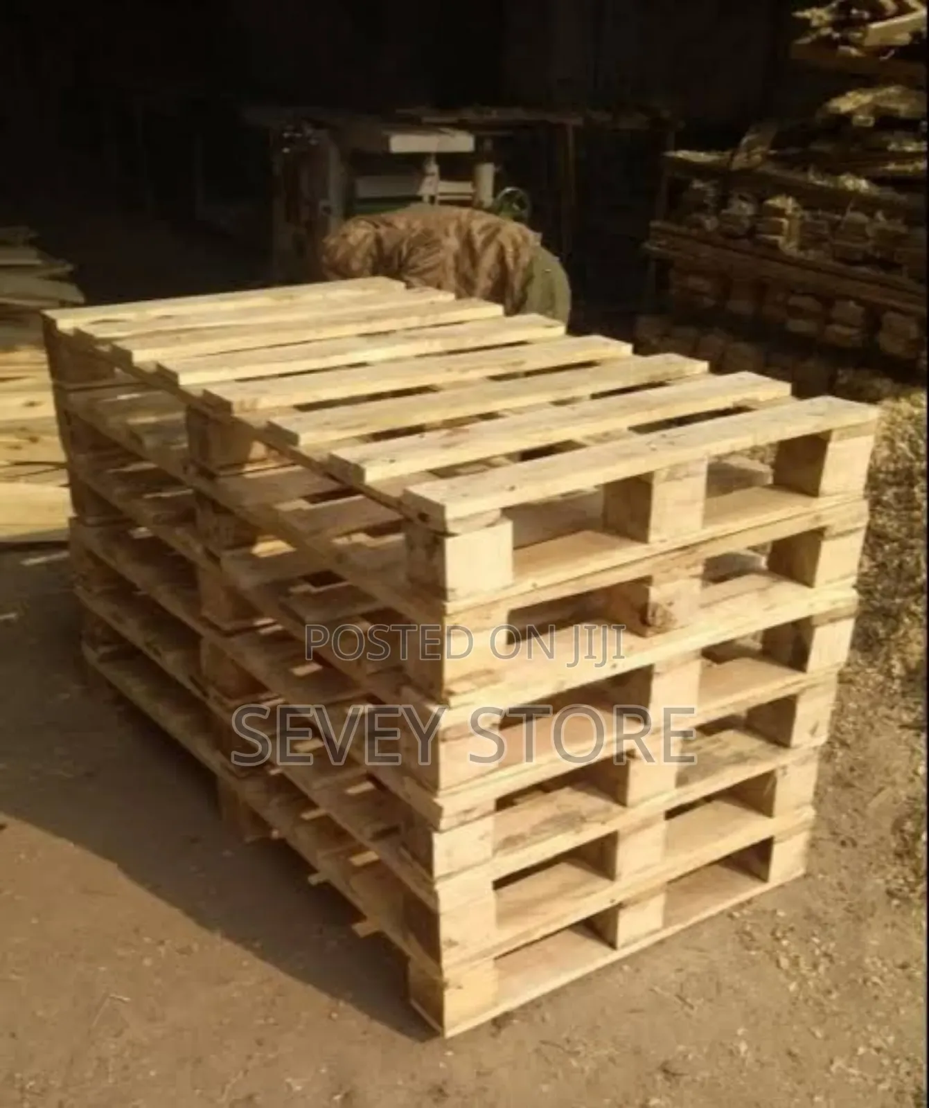 Mahogany Wood Pallet