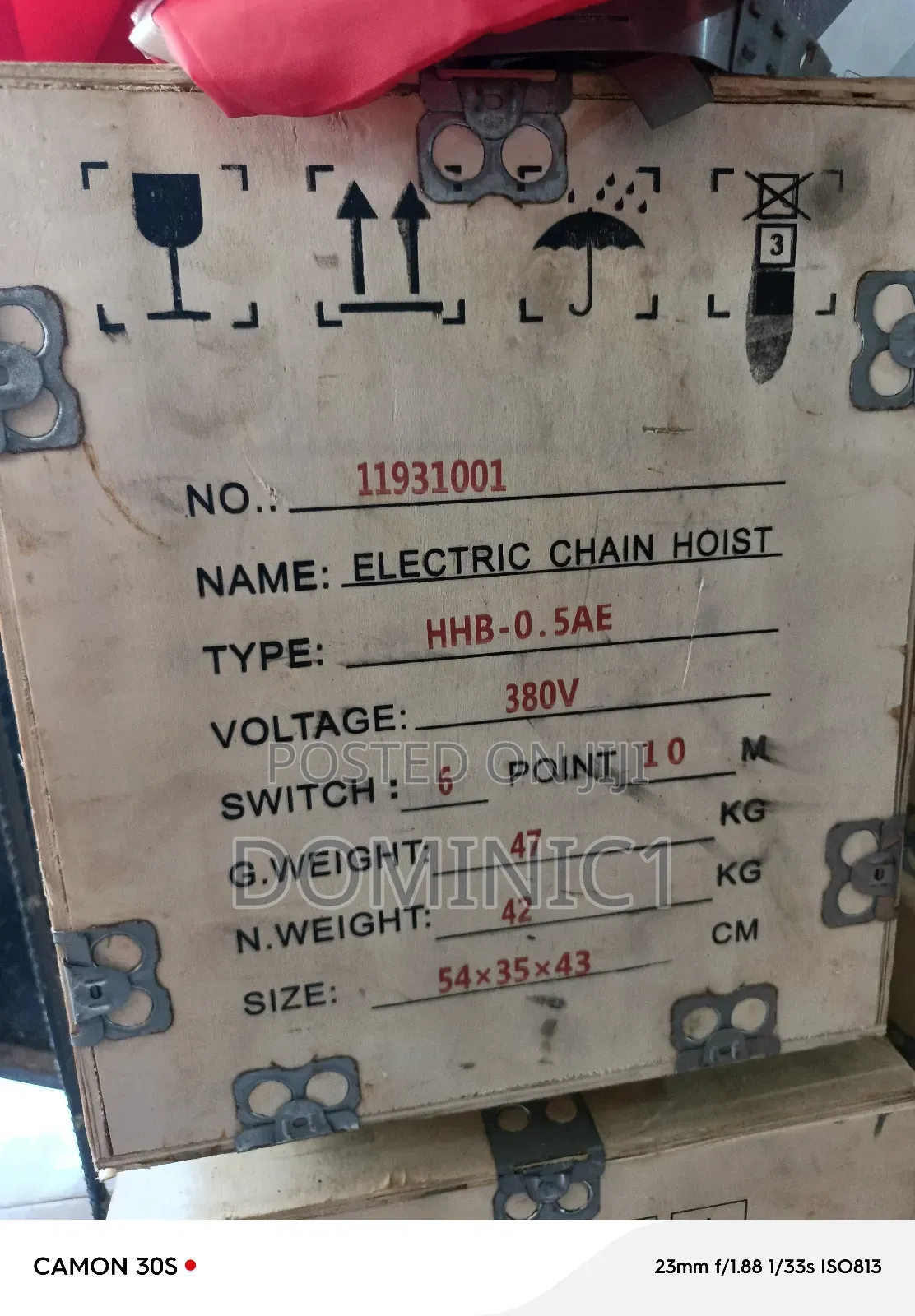 5 Tons Electric Chain Hoist Toho