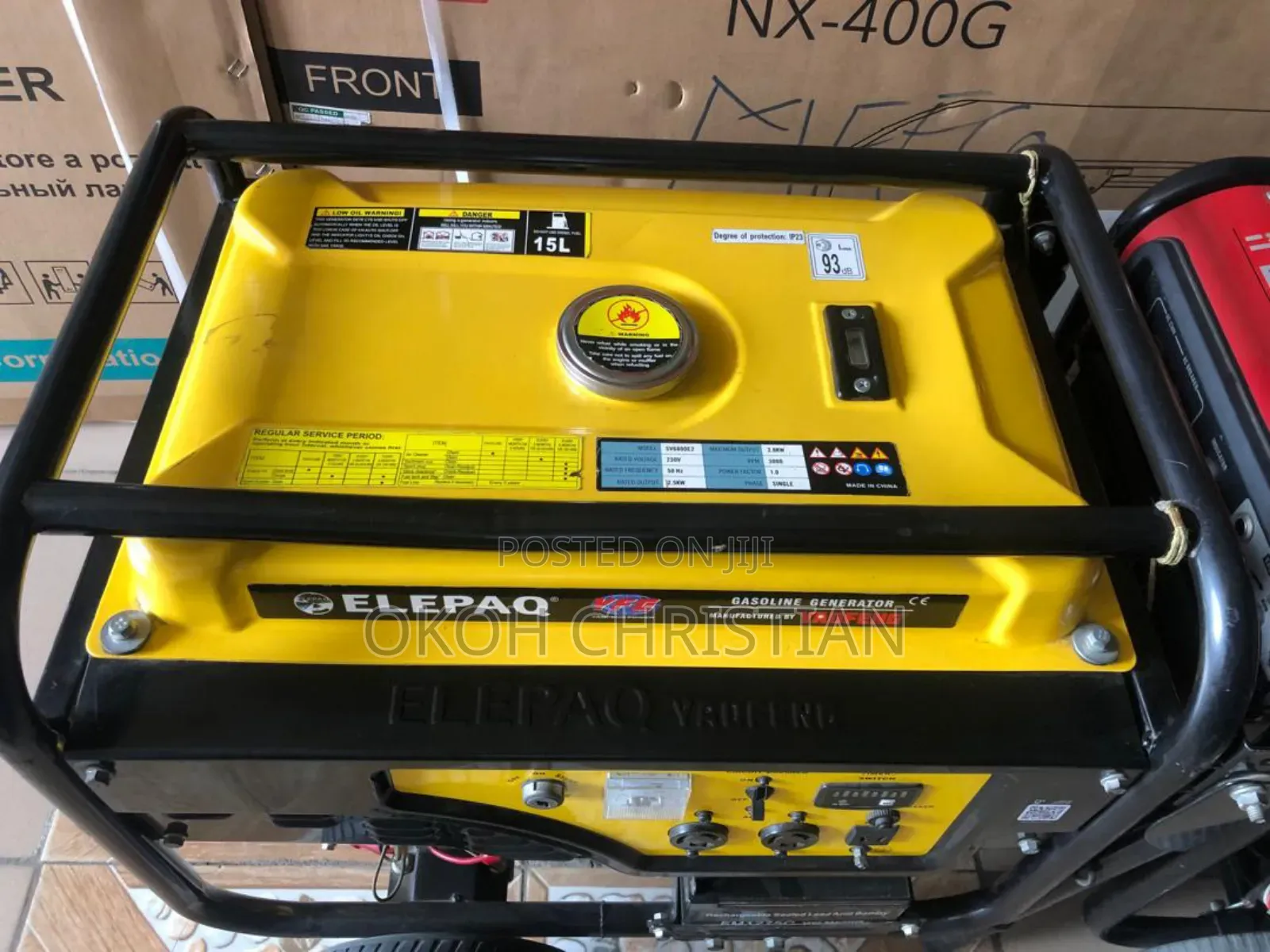 Elepaq Generator With Timer