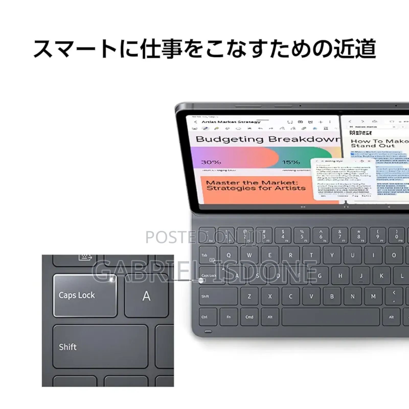 Samsung Galaxy Tab S11 Ultra Book Cover Keyboard Slim | Black | Tablet