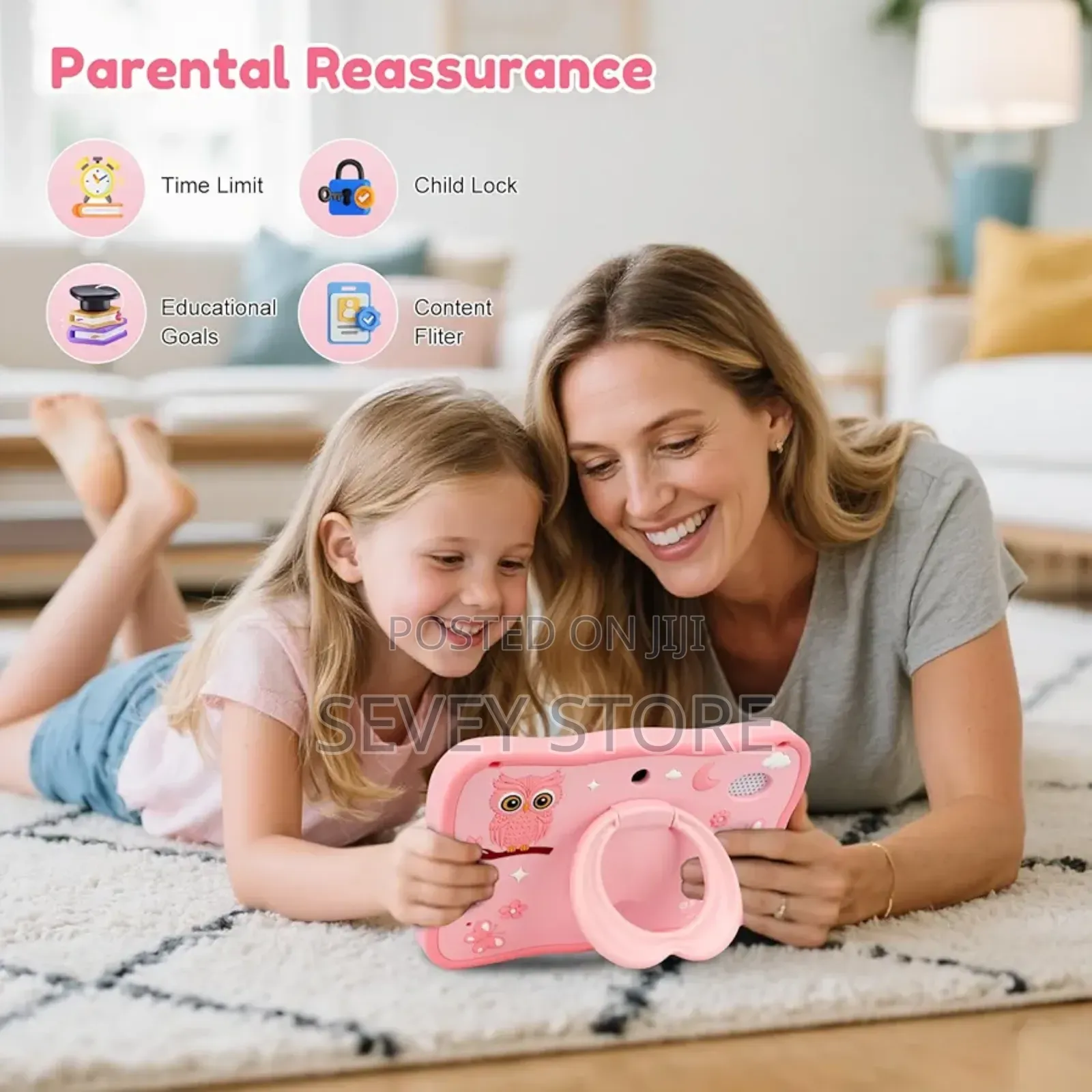 Kids Tablet 7in Toddler Tablet for Kids, Children Tablets for Toddlers