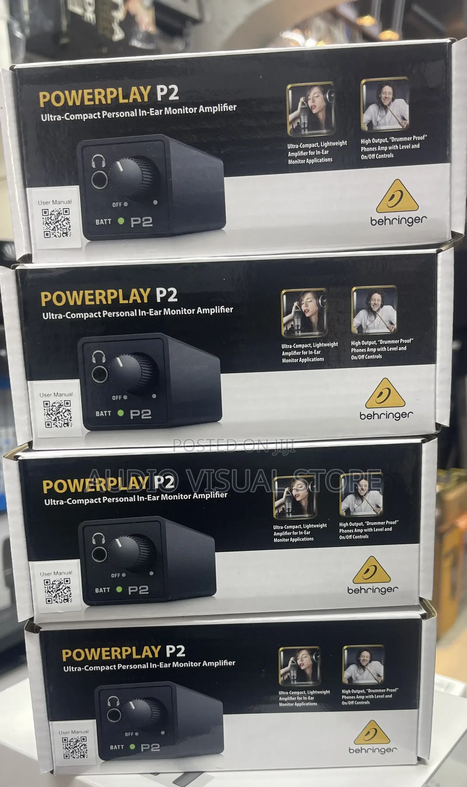 Behringer Powerplay P2 Ultra-Compact Personal in-Ear Monitor Amplifier