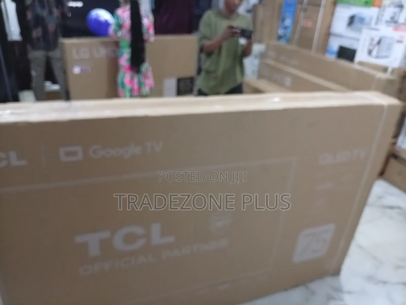 Massive 75" TCL Smart Tv With Preinstalled Amazon Tv