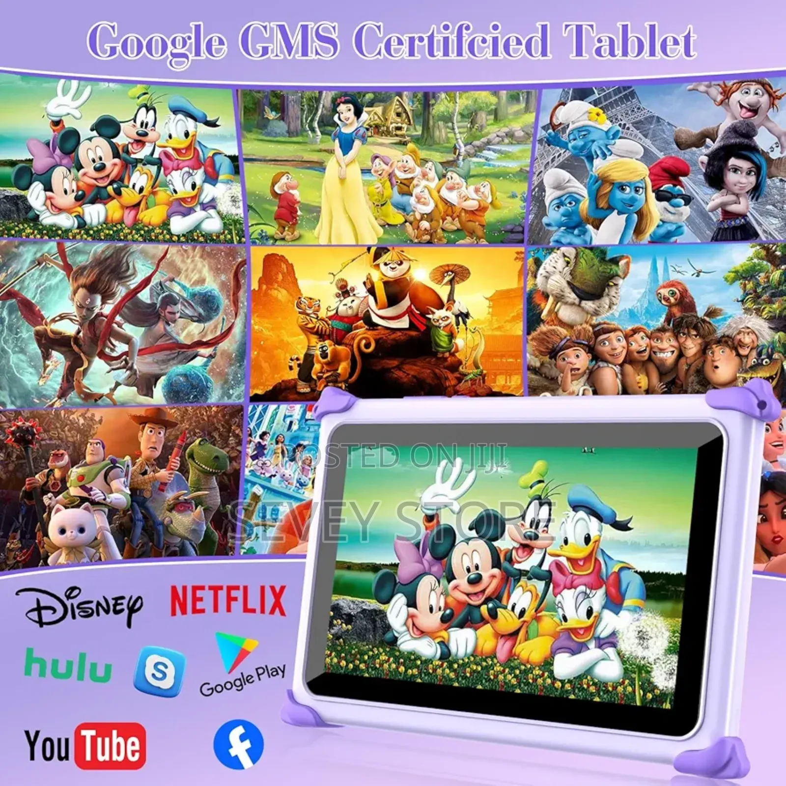 Children's Tablets With Wifi, Youtube, Baby Tablets With Shockproof