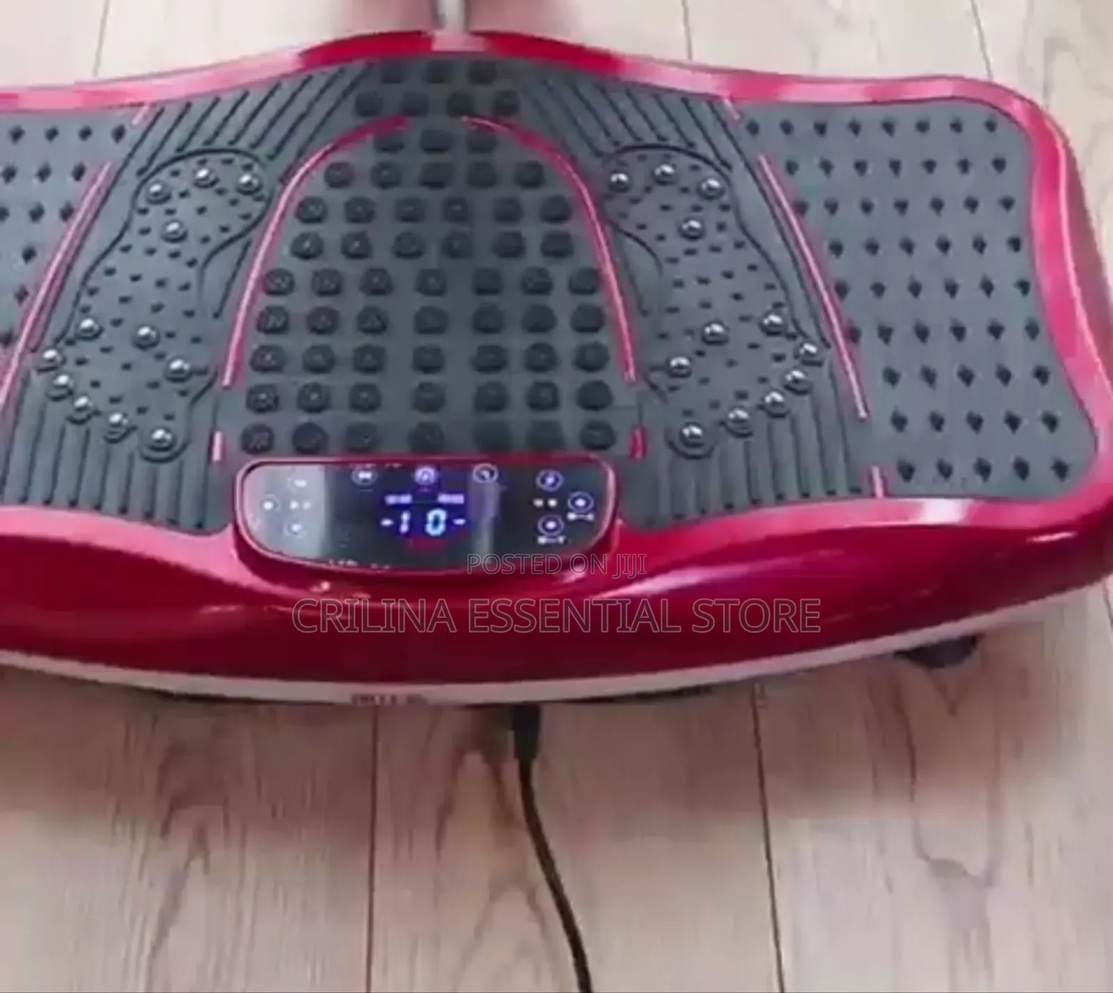 Ultrathin Vibration Platform/Massager With Two Resistance Band.