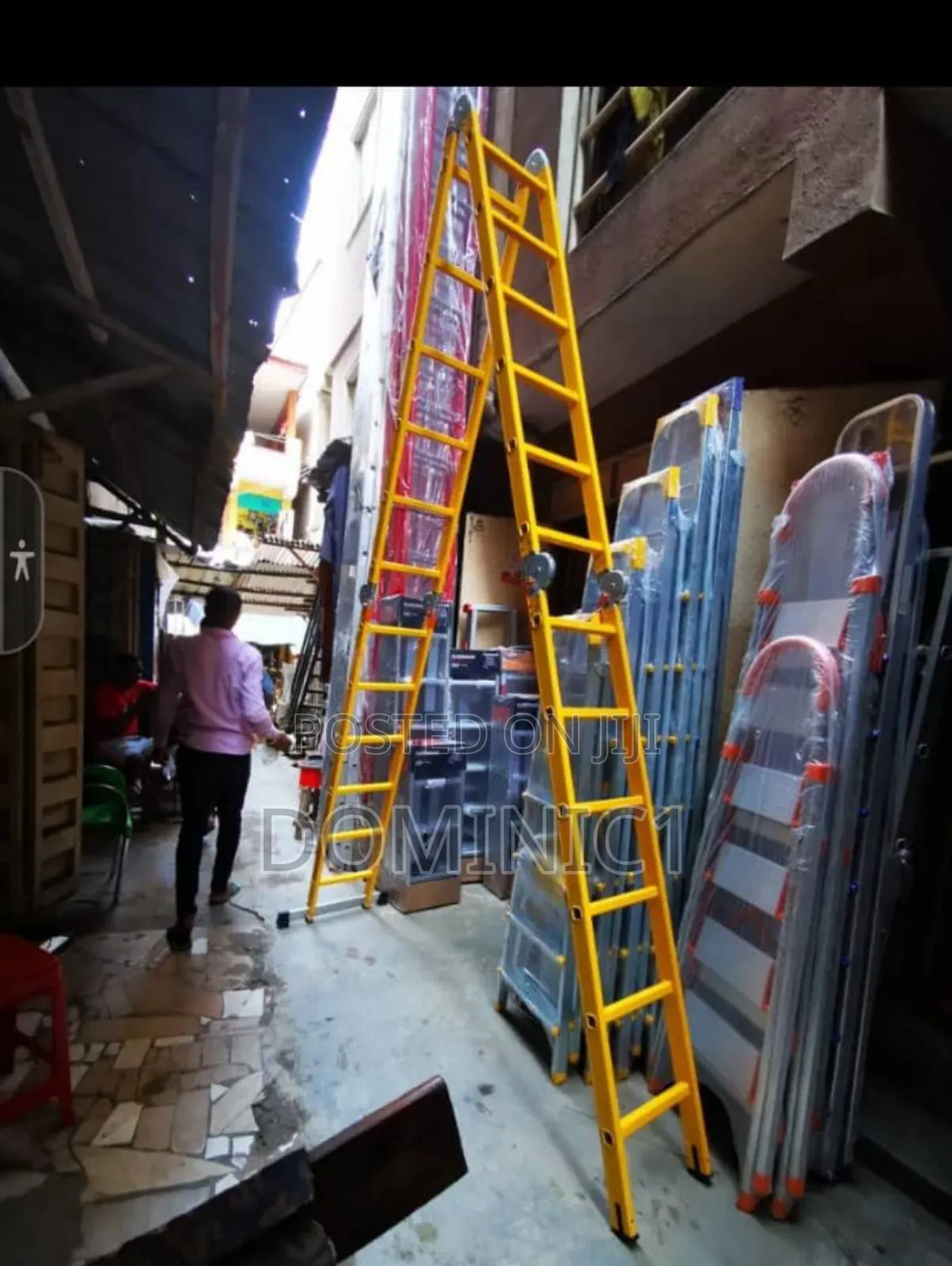 4×6 Multipurpose Aluminum Ladder Heavy Duty