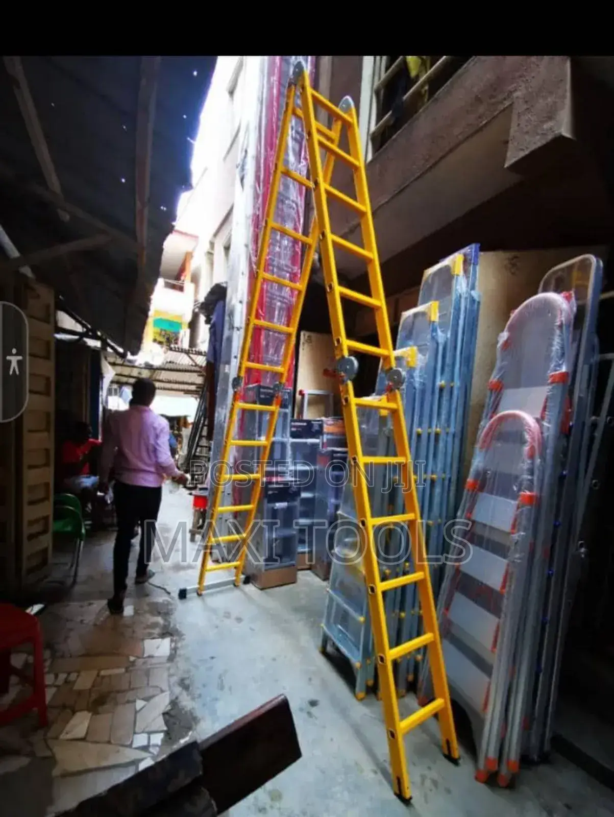 4×6 Multipurpose Aluminum Ladder Heavy Duty