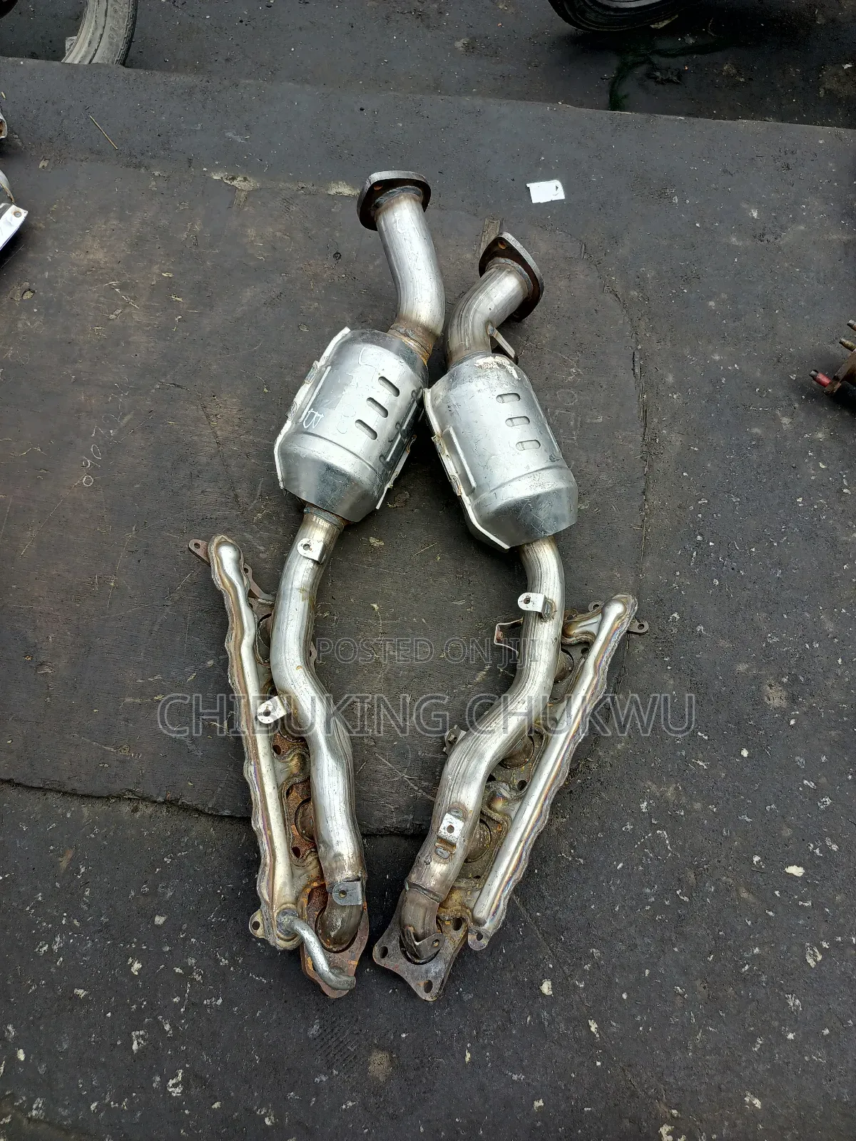 Lx570 Lexus Land Cruiser V8 2016 Catalytic Converter Exhaust Pot.