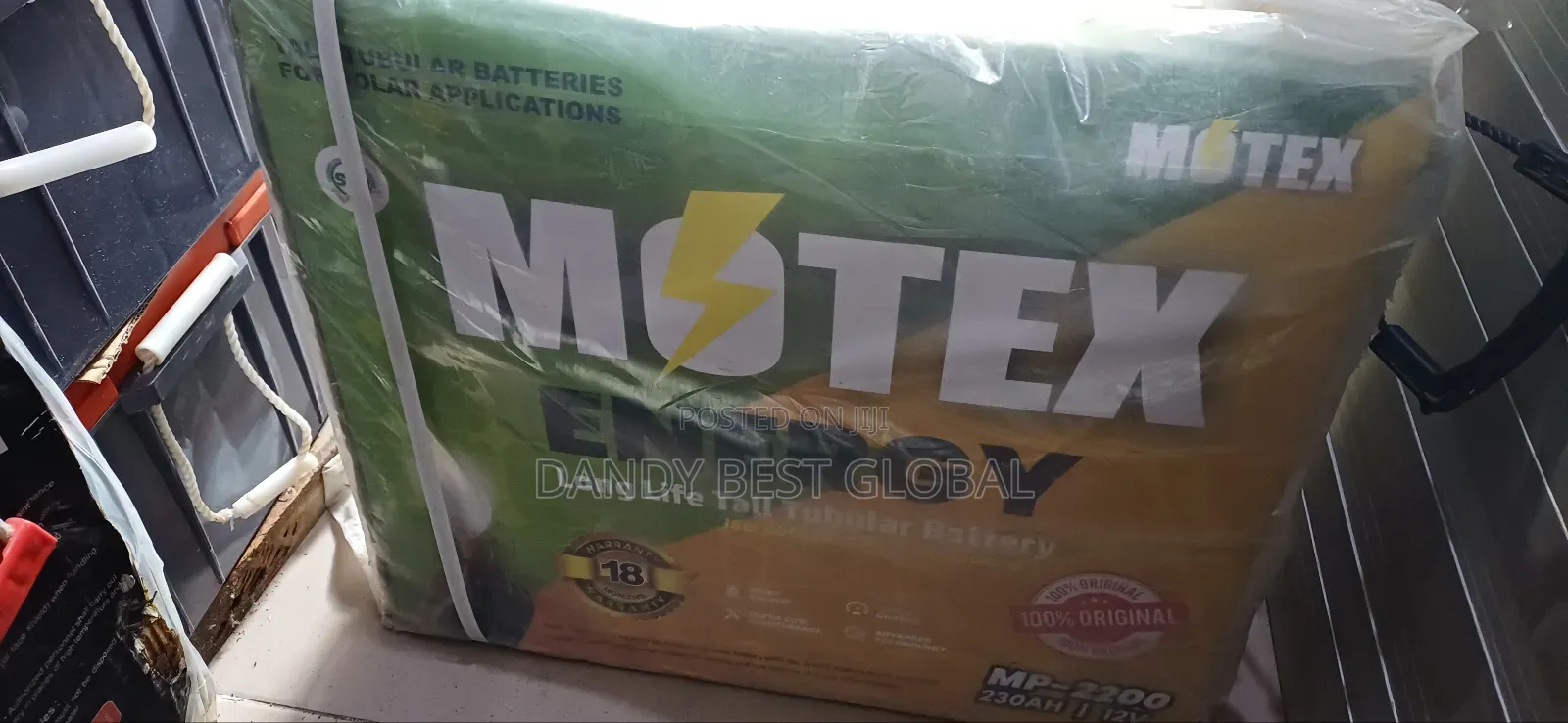 Motex Tall Tubular Battery 230ah