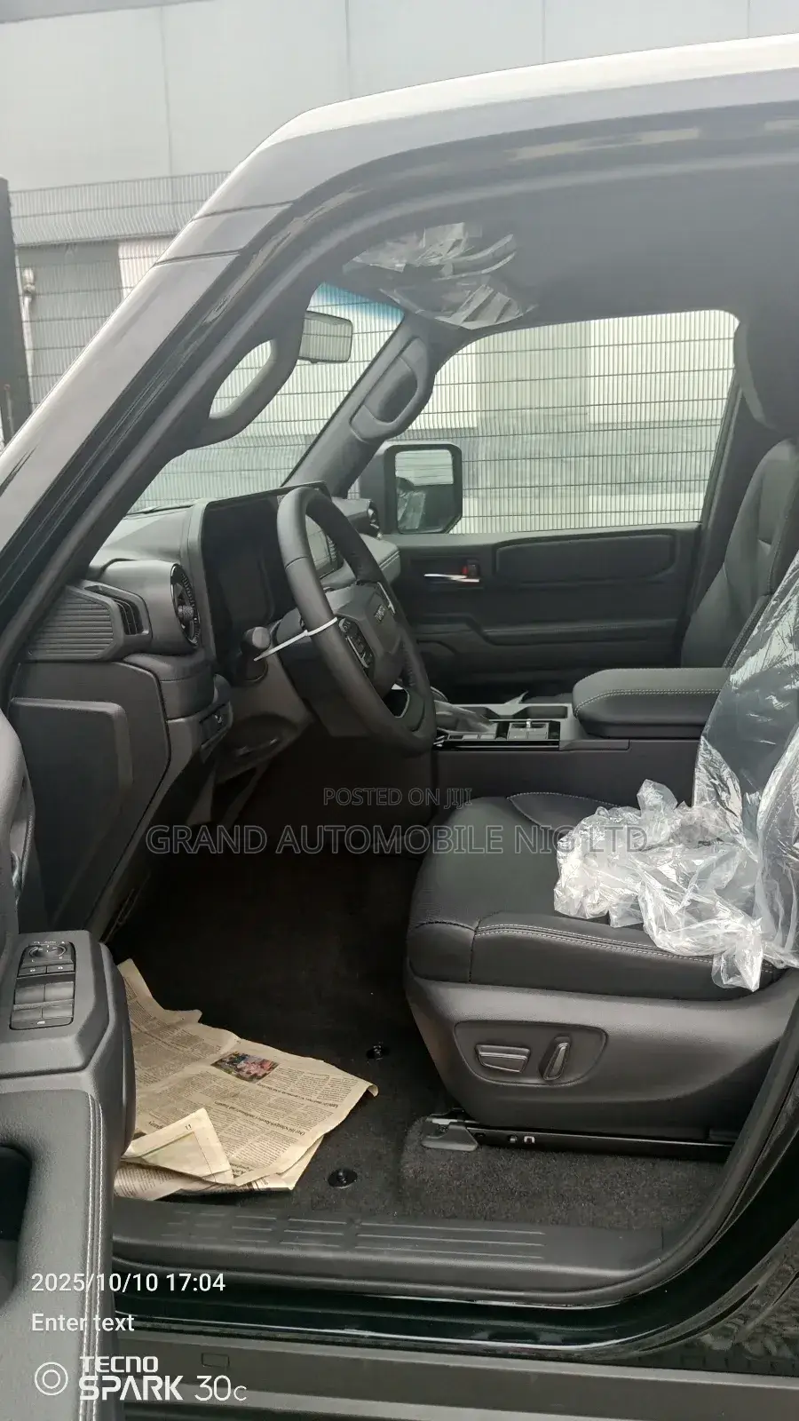 New Toyota Land Cruiser Prado 2025 Black