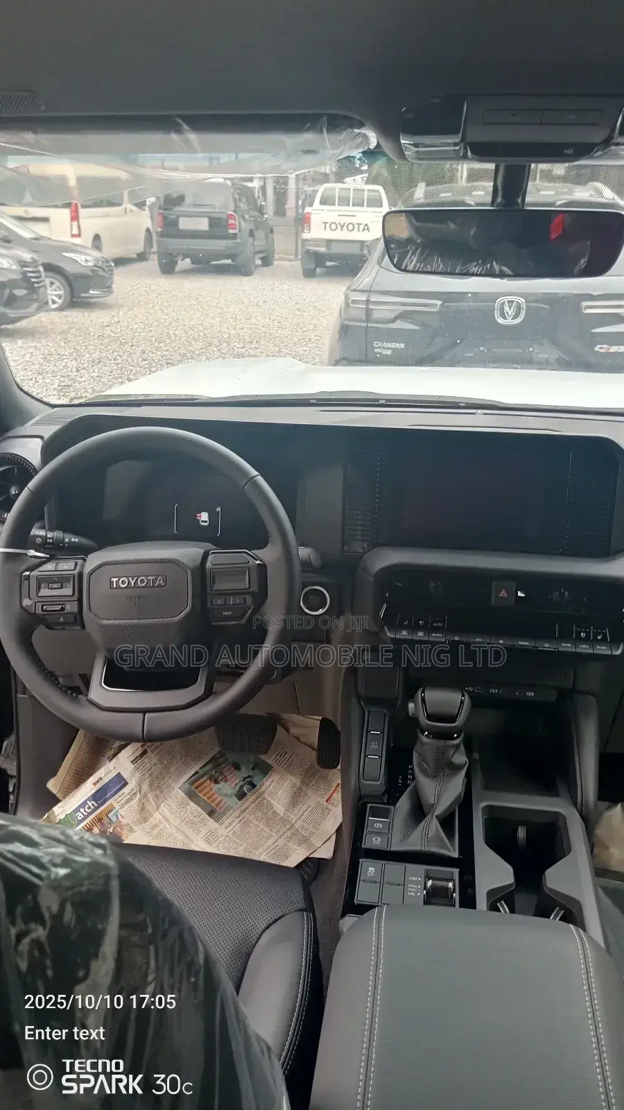 New Toyota Land Cruiser Prado 2025 Black