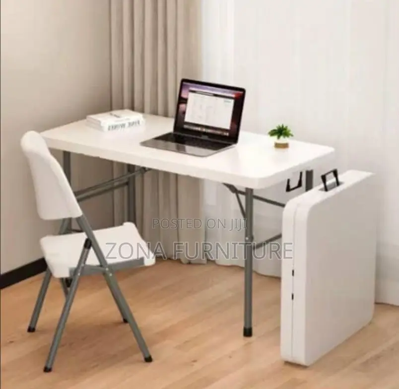 Set of Foldable Plastic Table and Chairs