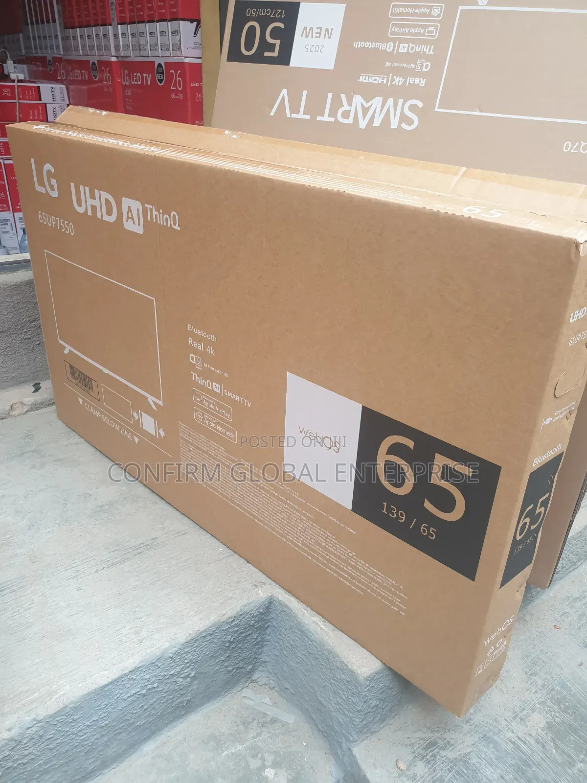 Lg 65" Inches Tiny Frame Smart Tv