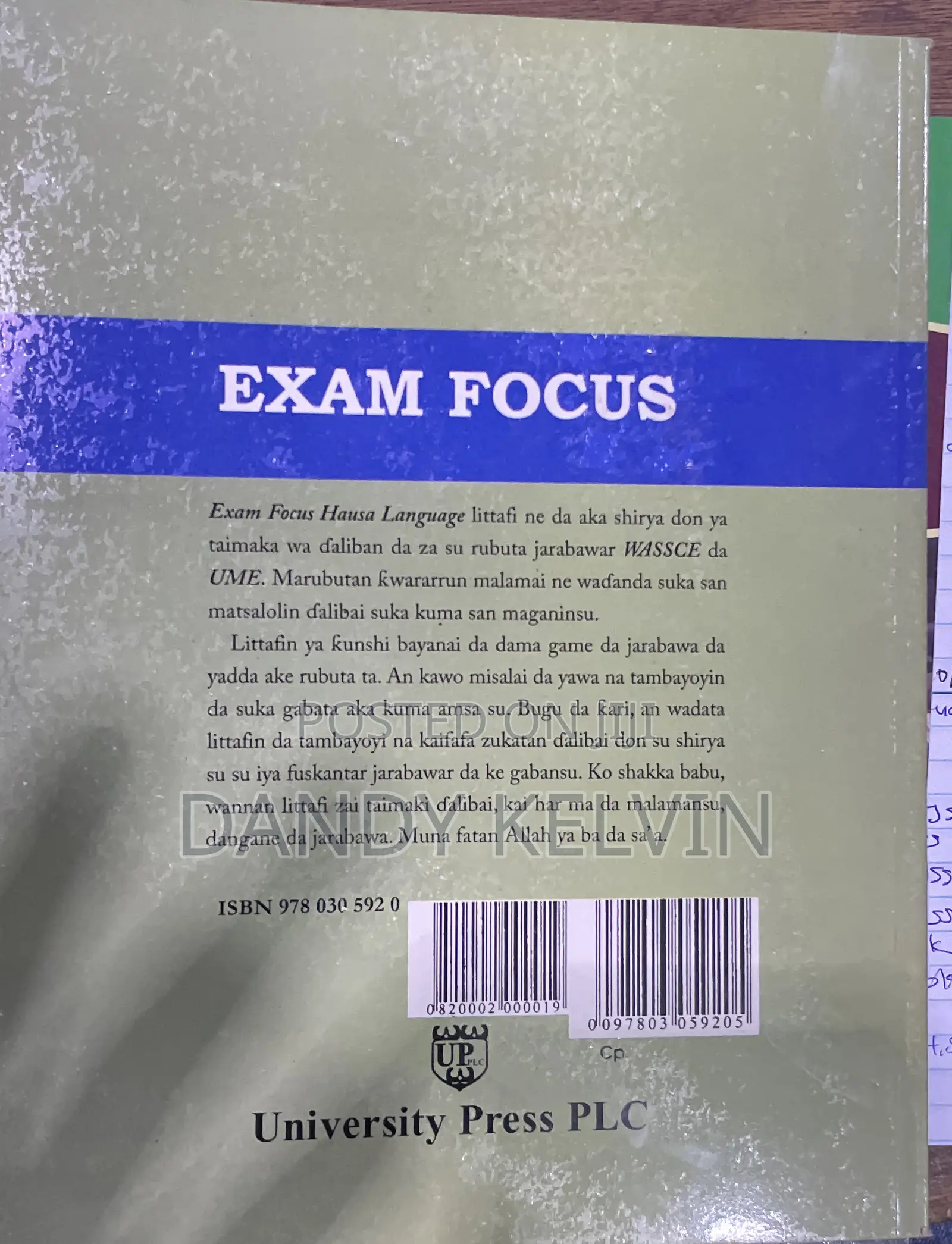 Exam Focus Hausa