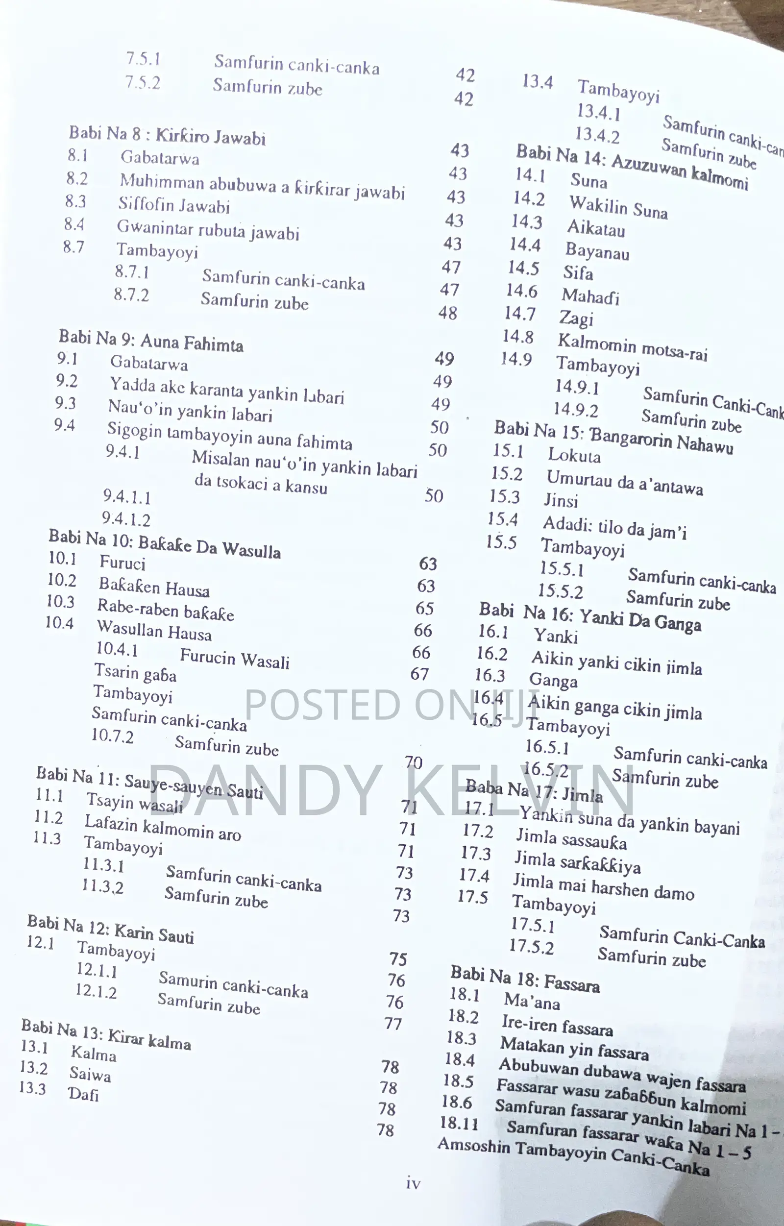 Exam Focus Hausa