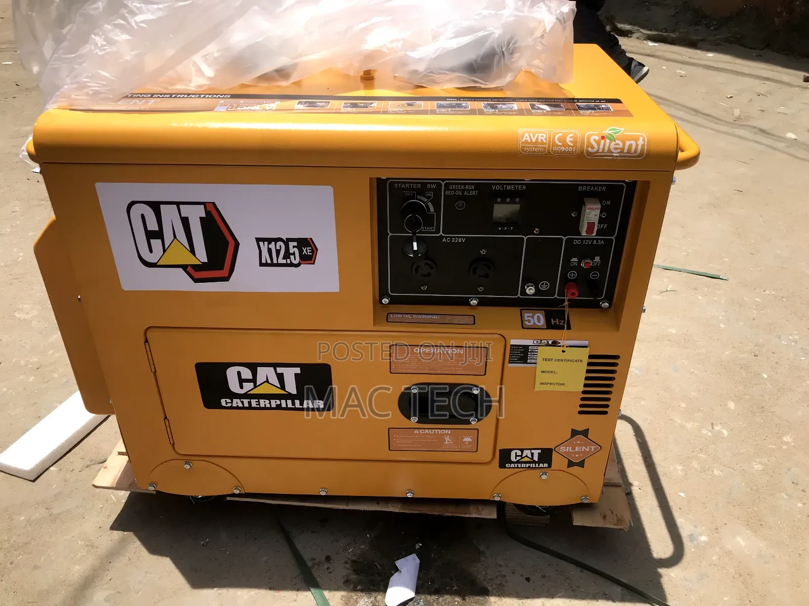 Cat 12kva Diesel Soundproof Pure Copper Generator