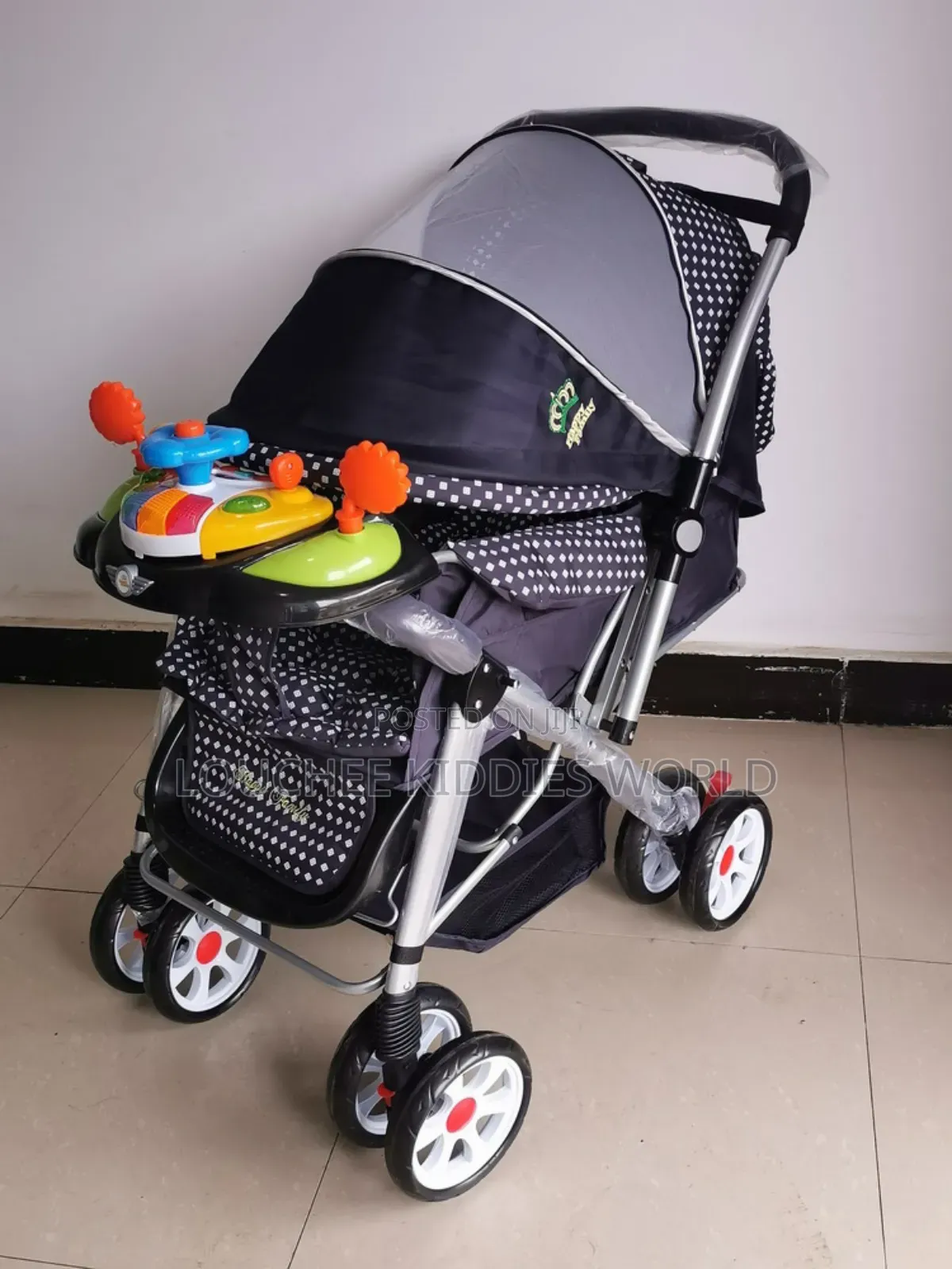 Baby Stroller With Protective Mosquito Net
