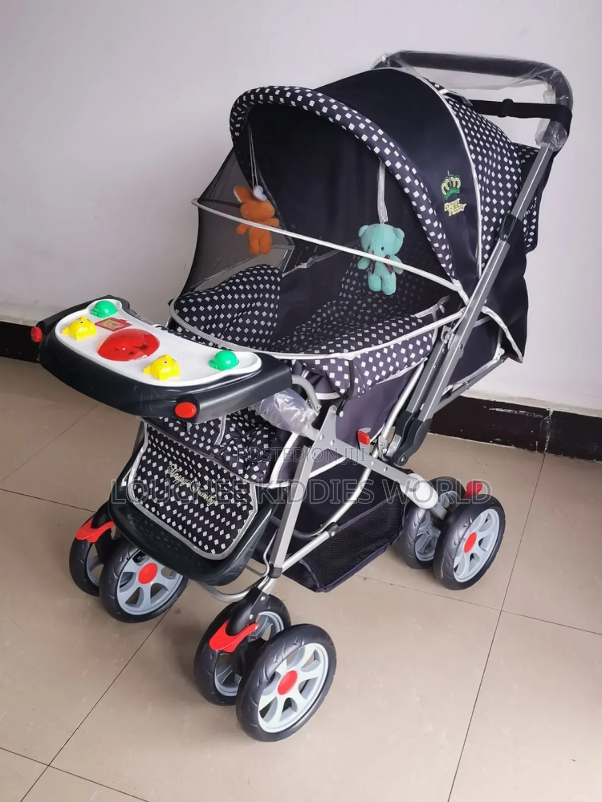 Baby Stroller With Protective Mosquito Net