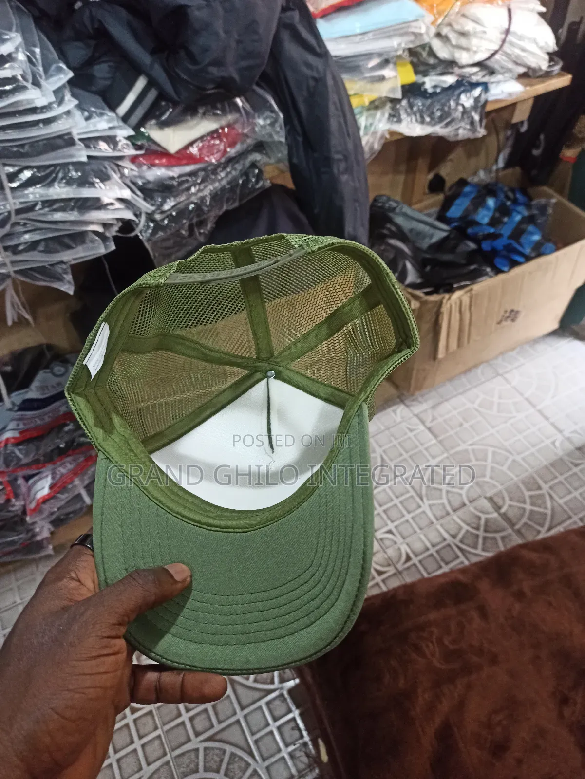 Army Green Trucker Hat