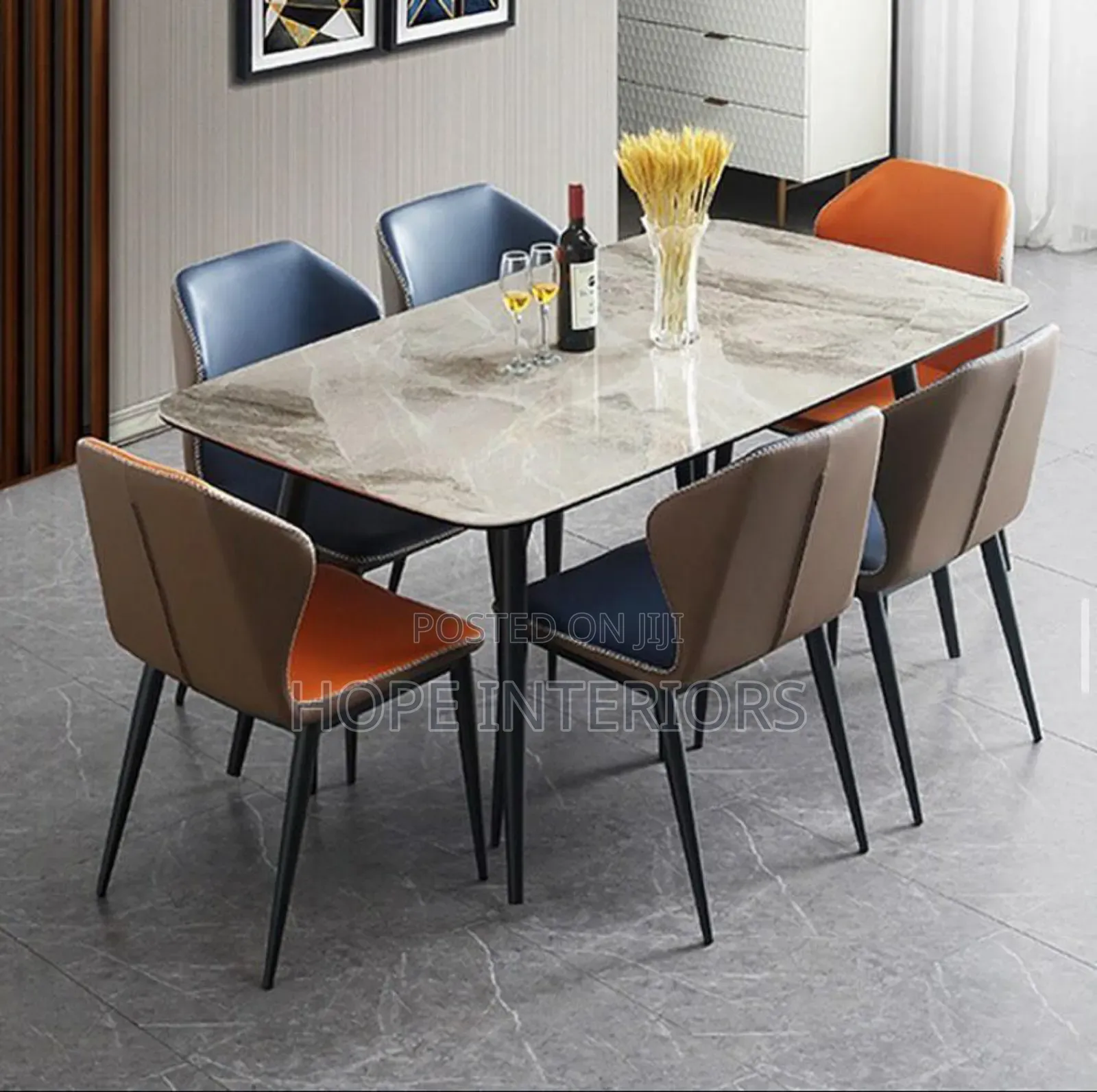 Dinning Set by Six Seaters