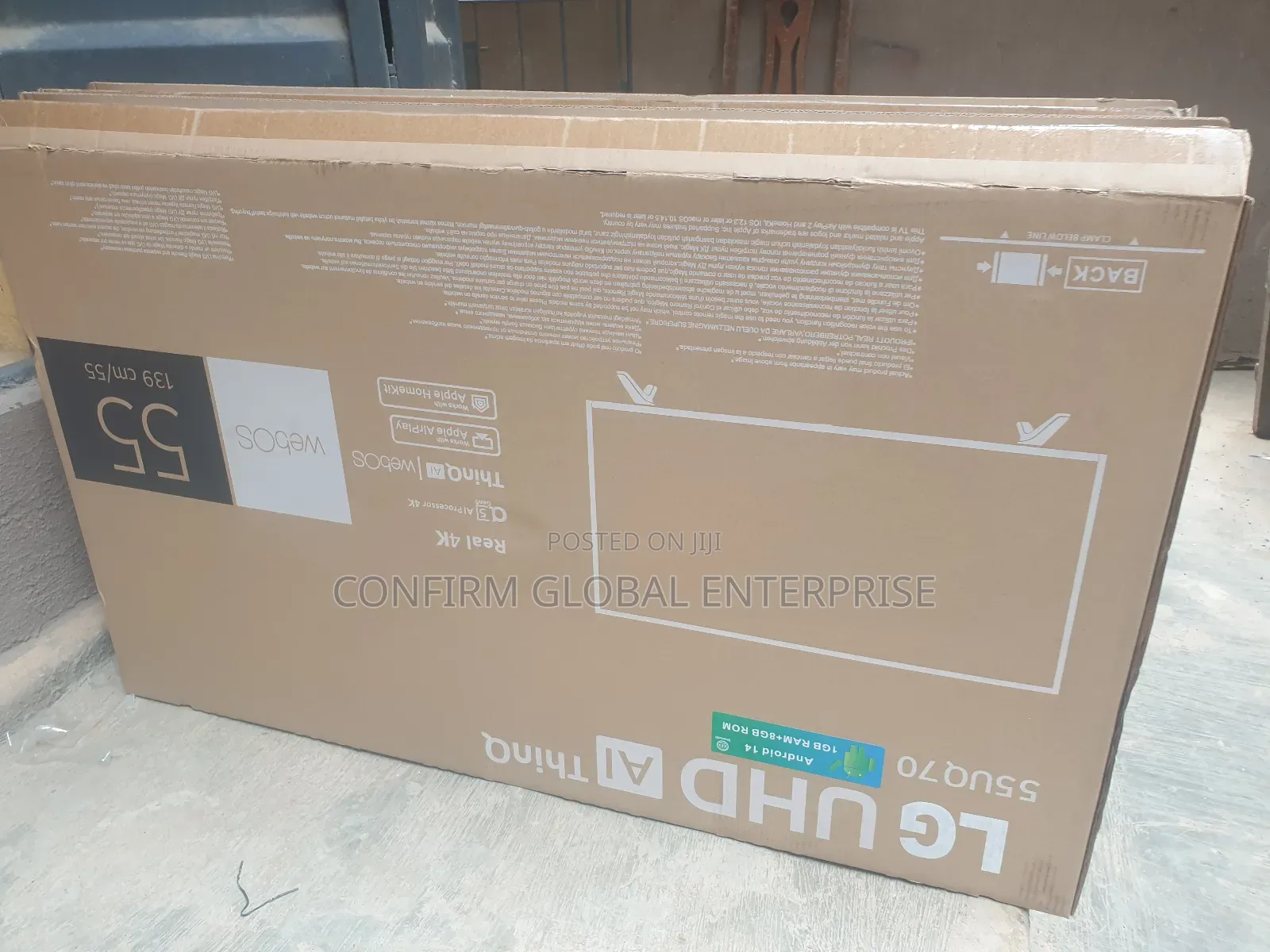 Brand New Lg 55" Inches Smart Tv With Youtube and Netflix