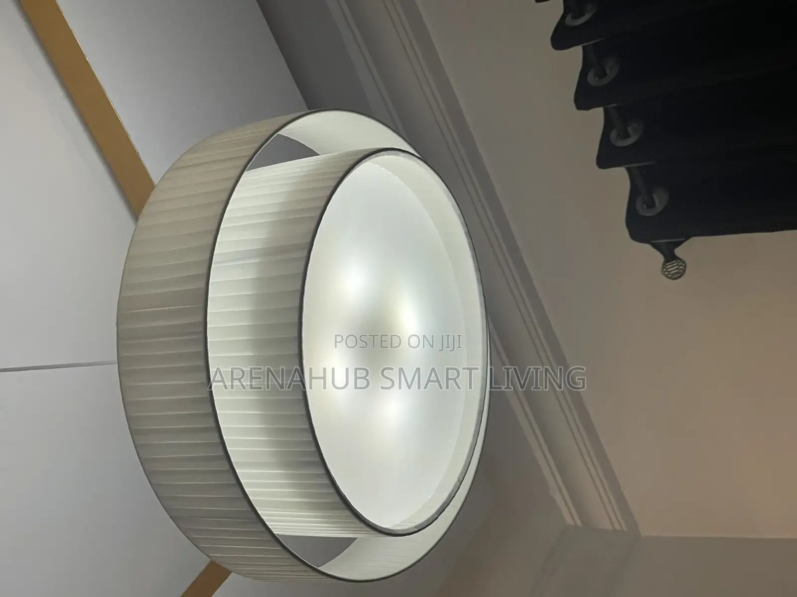 Modern Led Pleats Pendant Dining Bedroom Hotel Decor White Chandelier