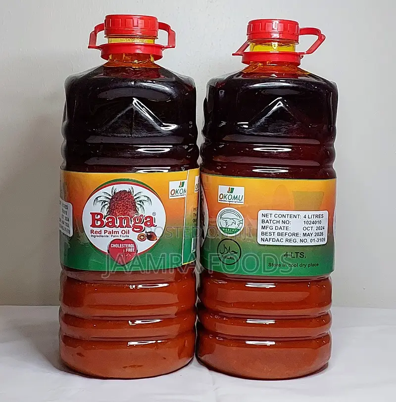 Palm Oil [ Banga Red Palm Oil ] 4 Litres