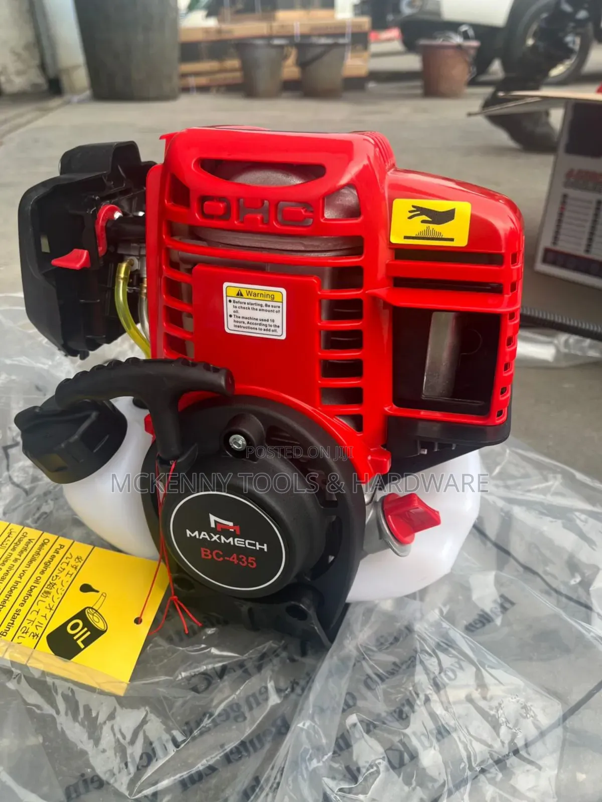 Maxmech Bc-435 4-stroke Gasoline Brush Cutter.