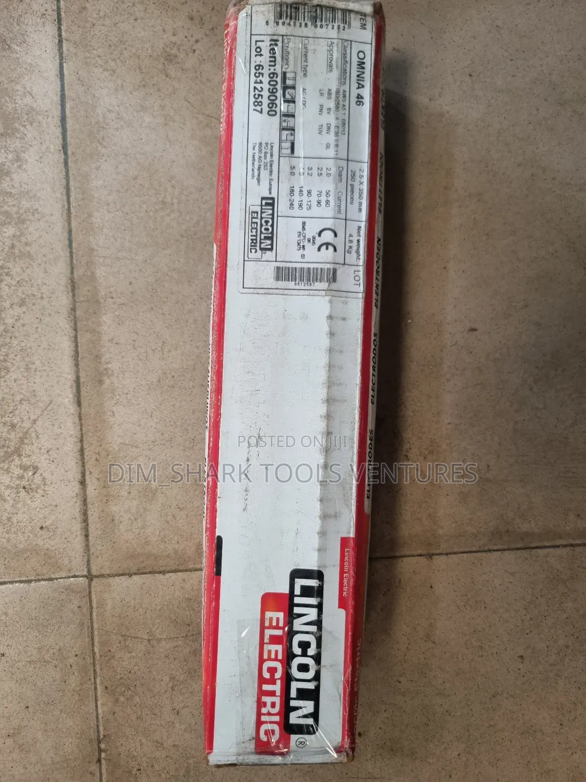 2.5mmx350mm Lincoln Electric Welding Electrodes