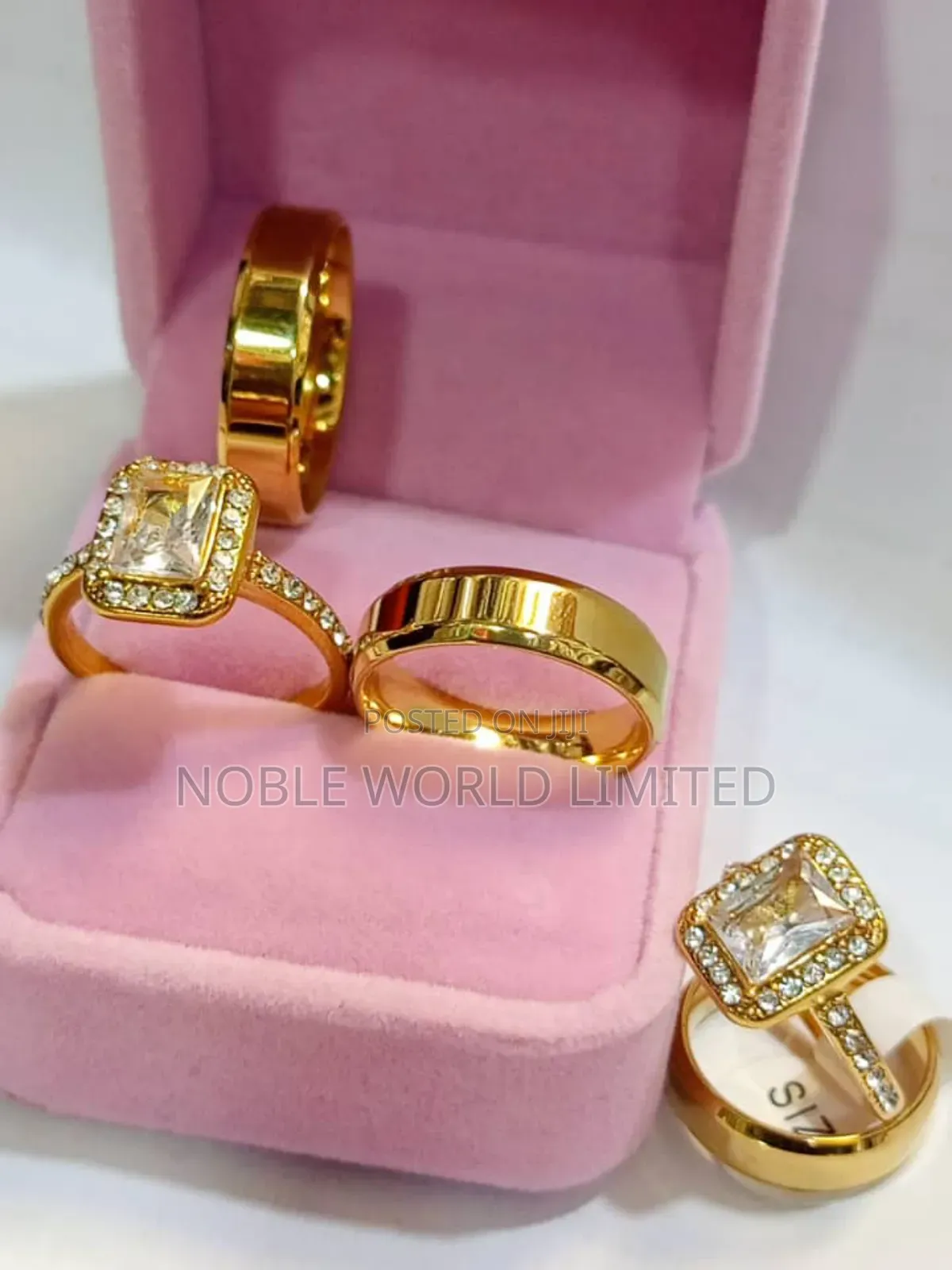 Original Titanium Non Tarnish Engagement/ Wedding Rings