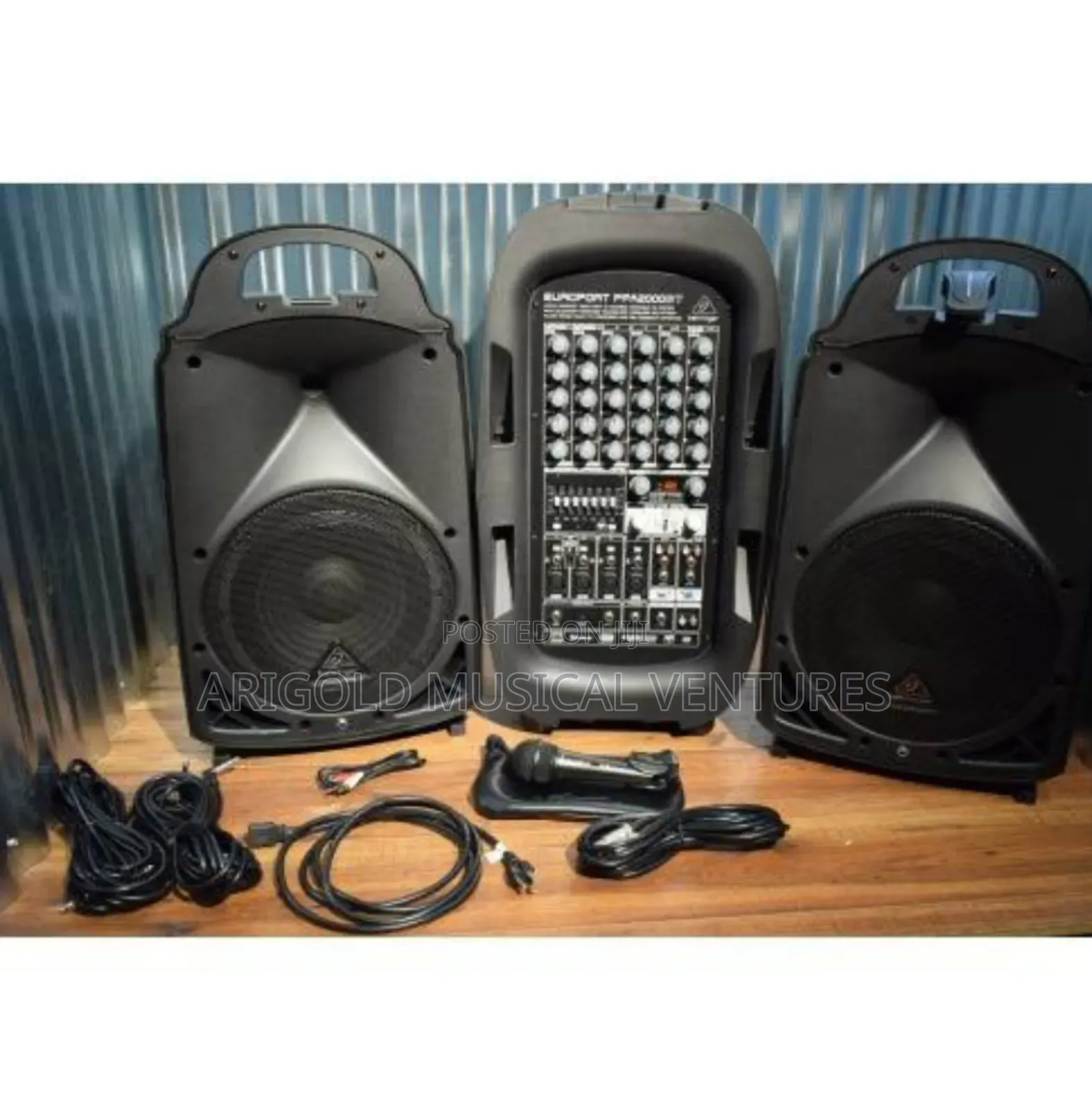 Behringer Professional Europort Ppa-2000bt Pa System Big Name  