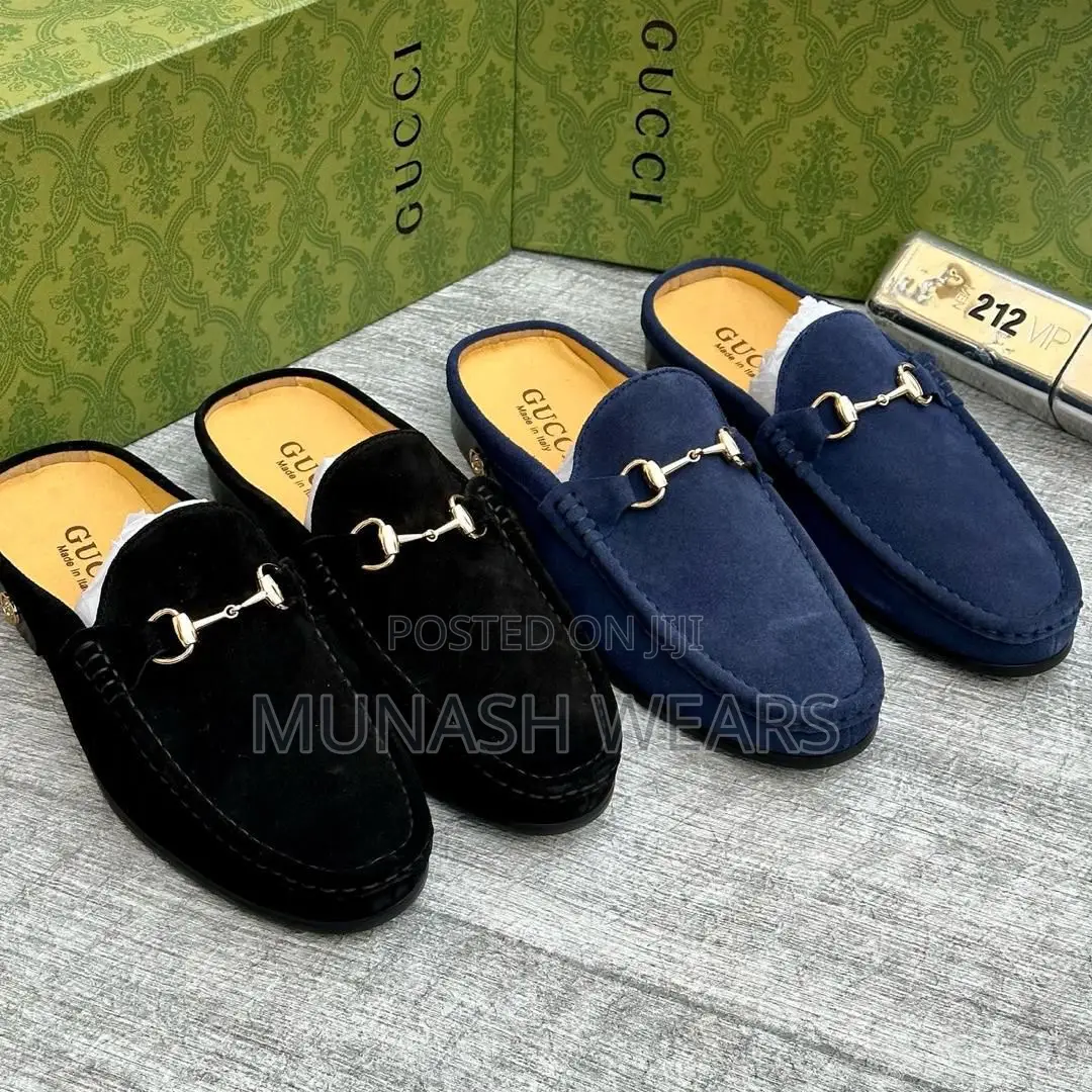 Gucci Suede Classic Half Shoes 40-46