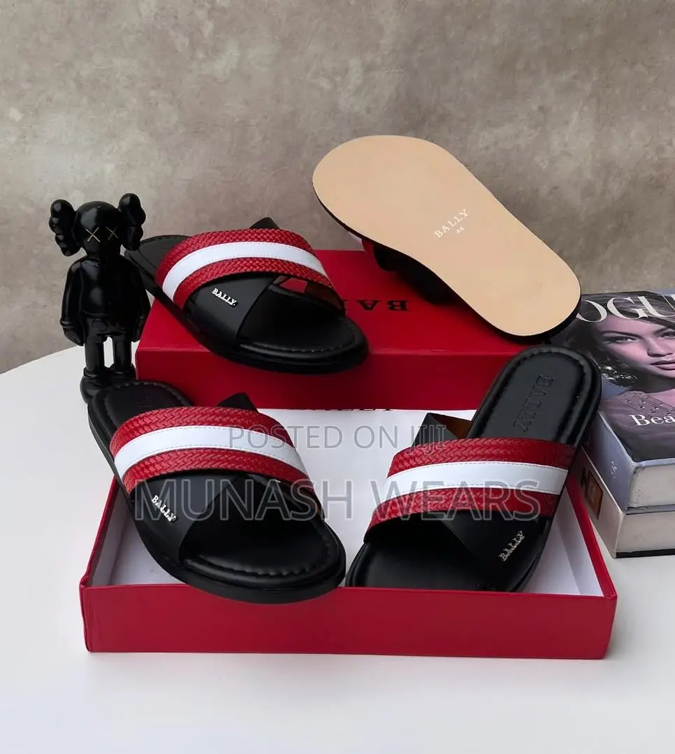 Bally Leather Slipers 40-46 Available