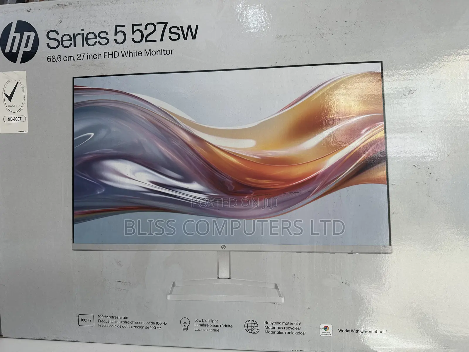 Hp Series 5 27 Inch FHD White Monitor - 527sw
