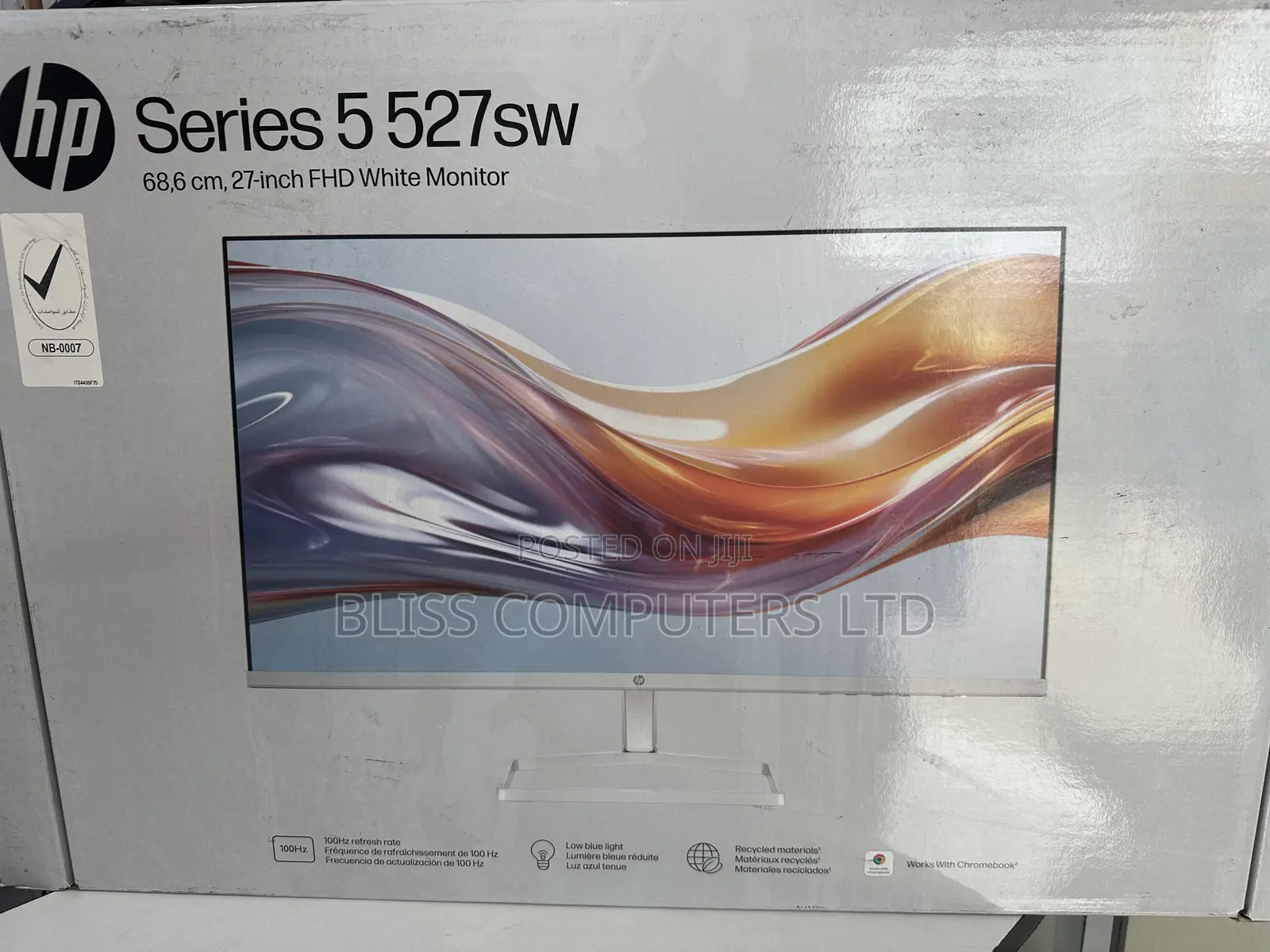 Hp Series 5 27 Inch FHD White Monitor - 527sw