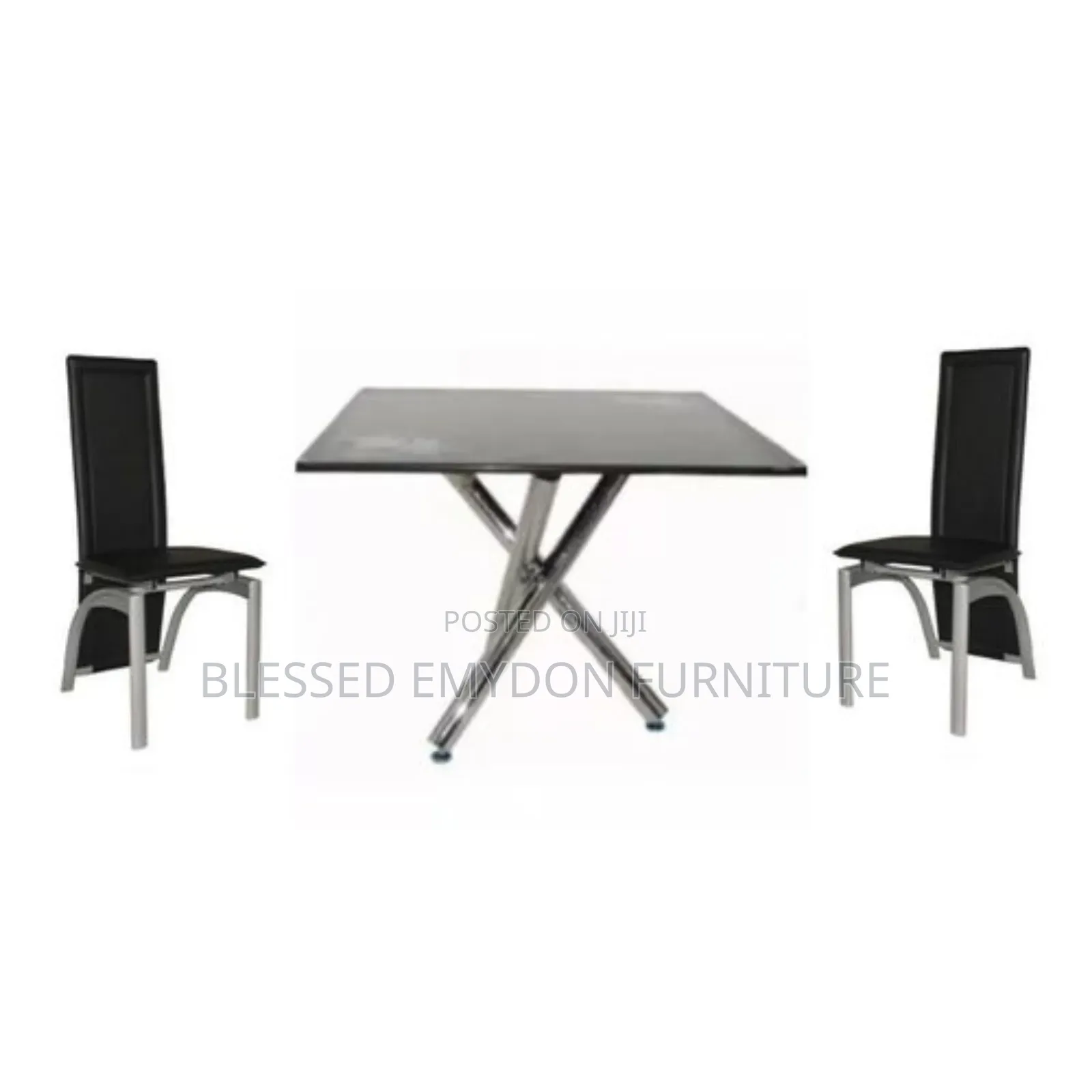 Dinning Table and Chair - Black