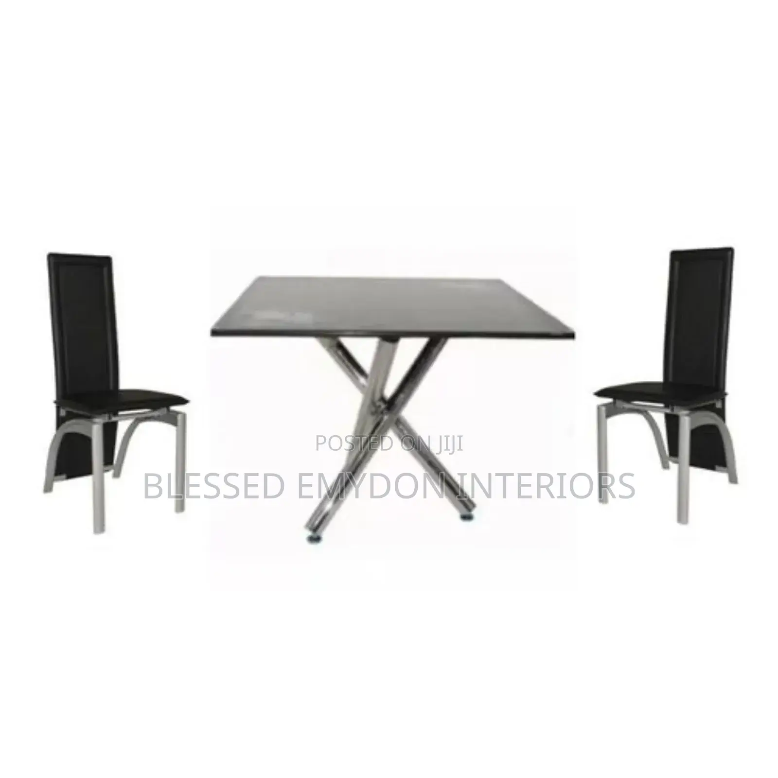 Dinning Table and Chair - Black