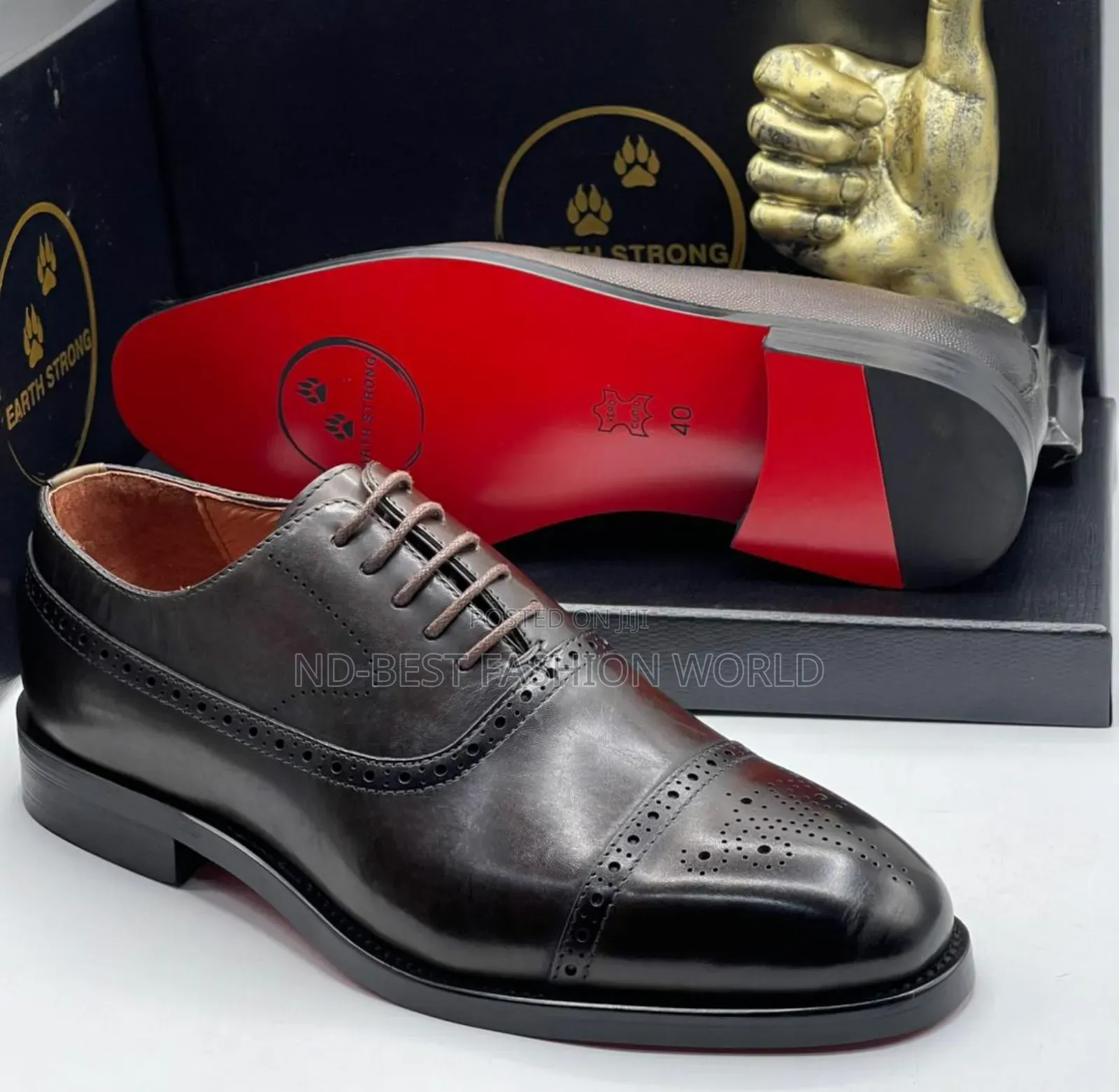 Pure Leather Brown Leather Shoe