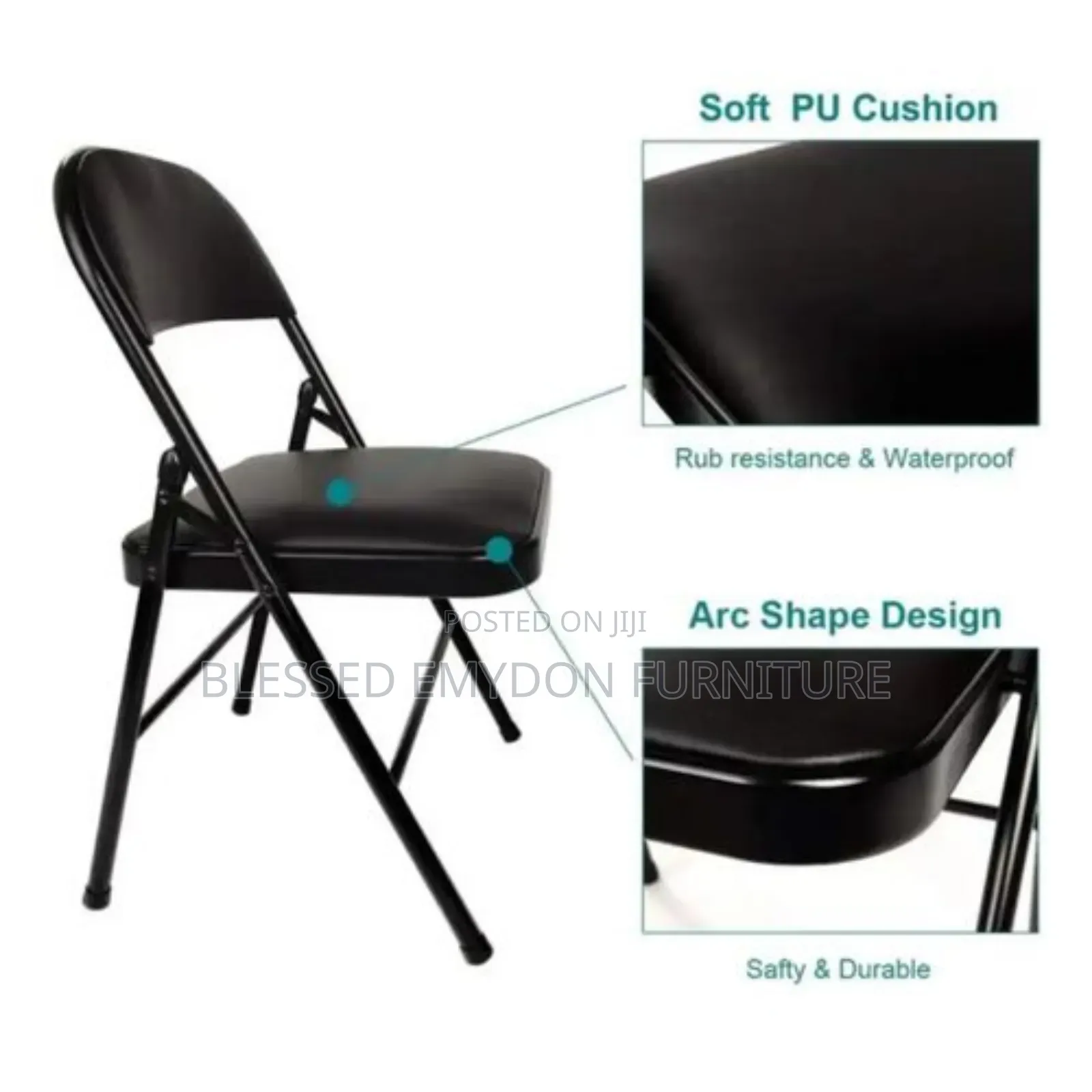Vintage Cushion Folding Chair