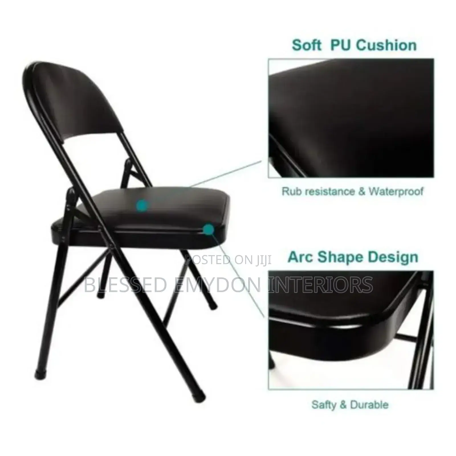 Vintage Cushion Folding Chair