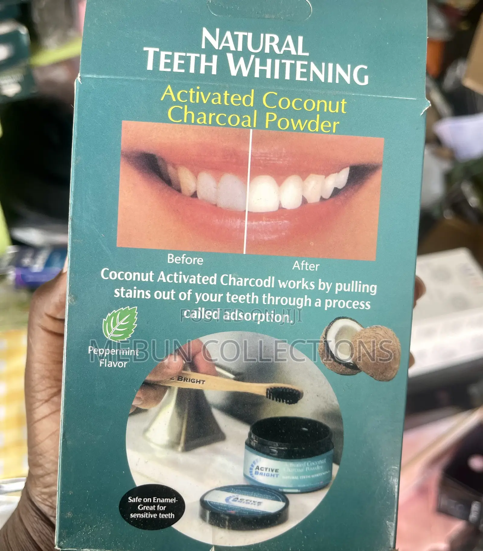 Teeth Whitening Bright Activated Coconut Charcoal Powder