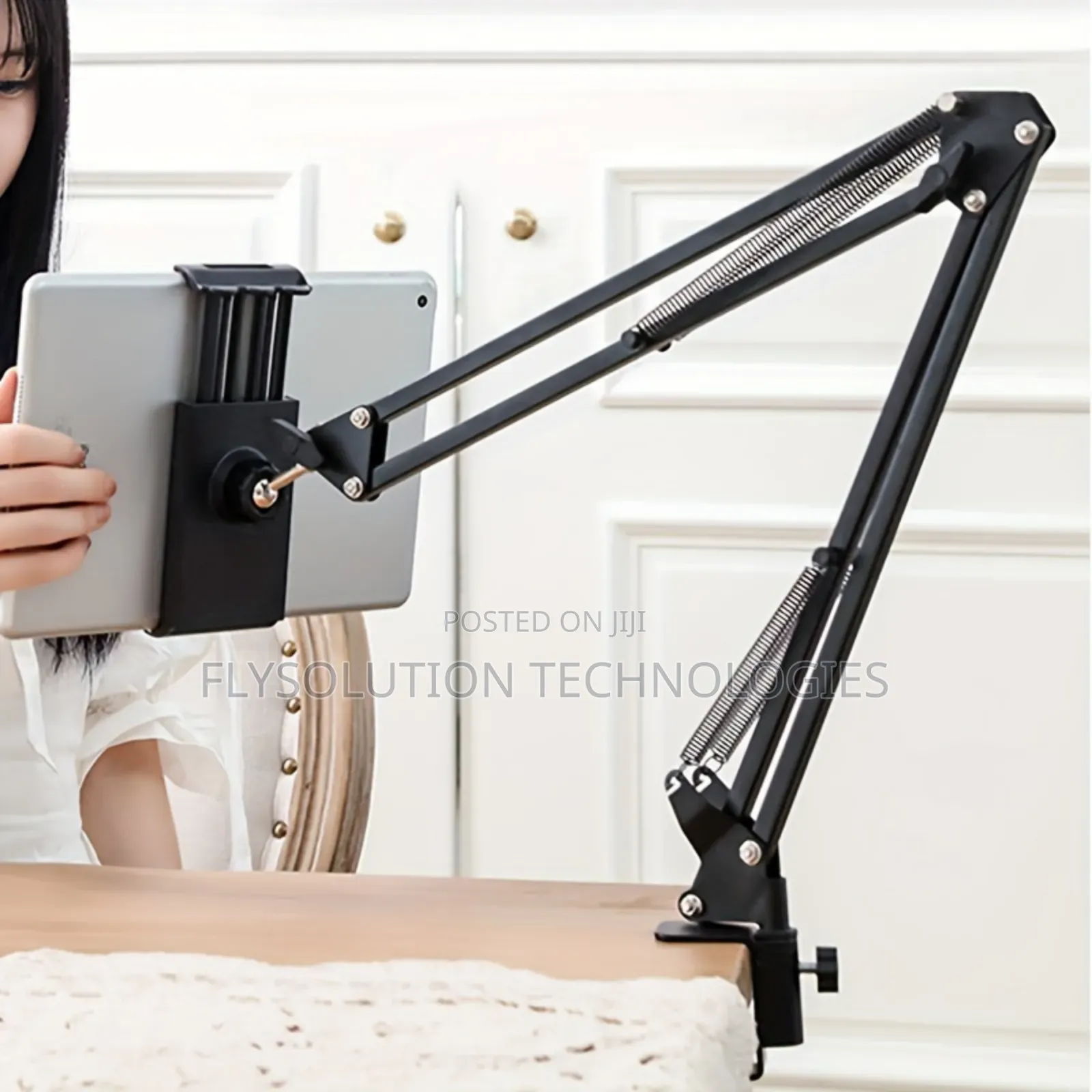 360 Degree Rotatable Tablet Holder Flexible Arm for Phones Tablets
