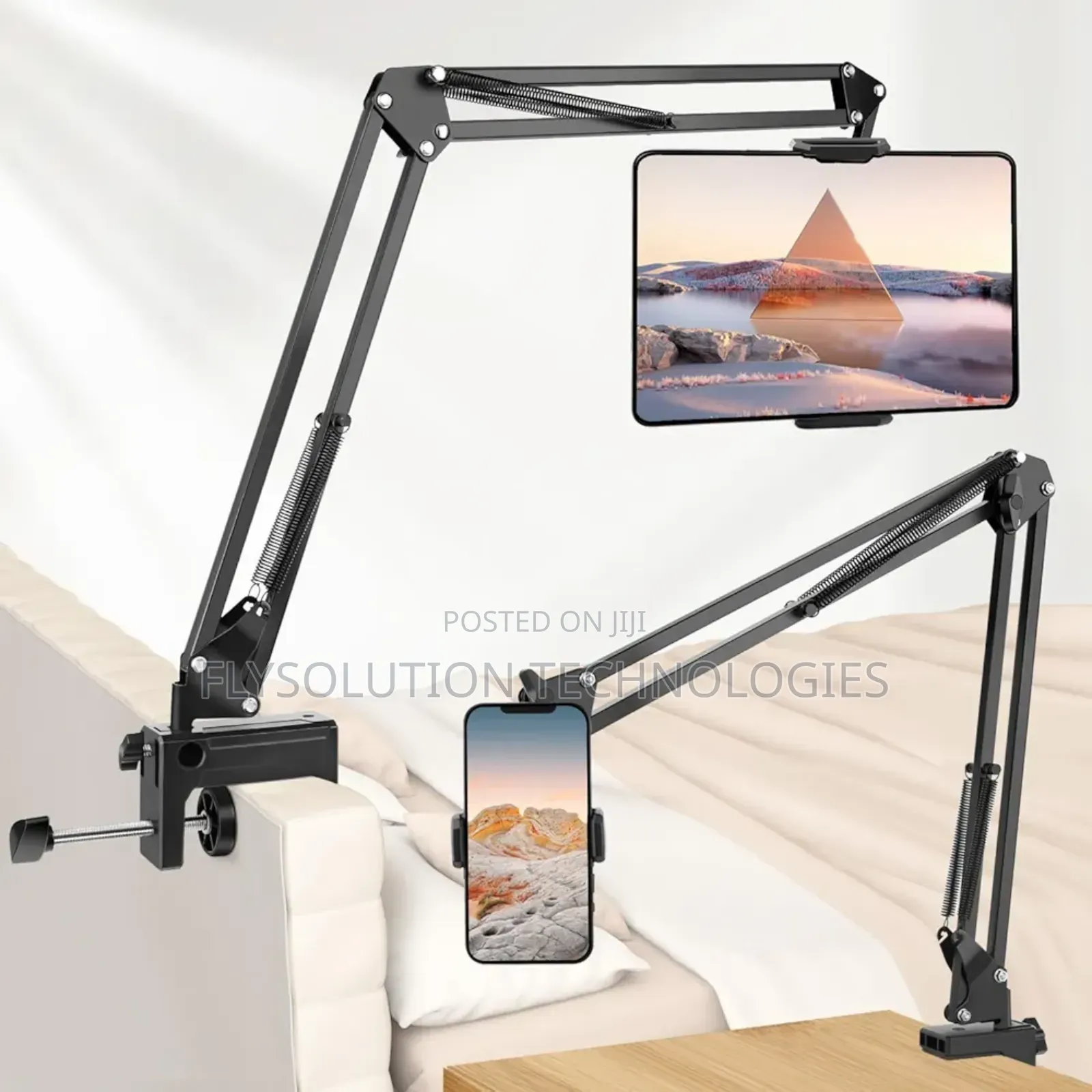 360 Degree Rotatable Tablet Holder Flexible Arm for Phones Tablets
