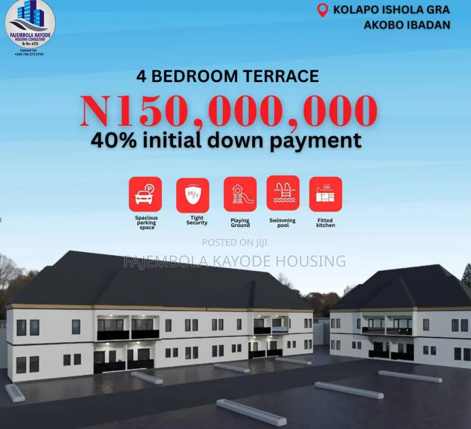 4bdrm Duplex in Kolapo Ishola Gra, Akobo for sale