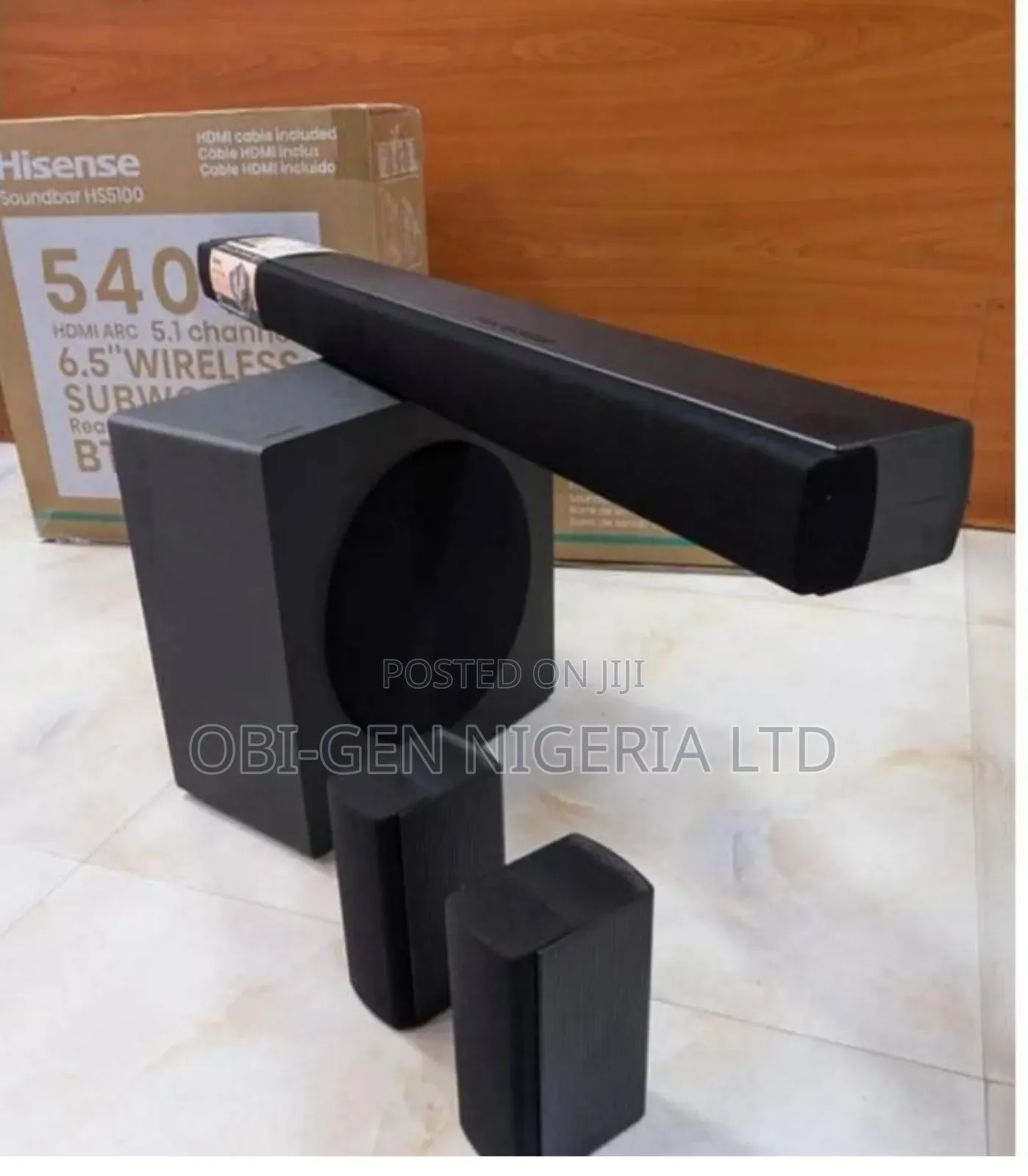 Hisense Soundbar 540w Hs5100 5.1ch Set