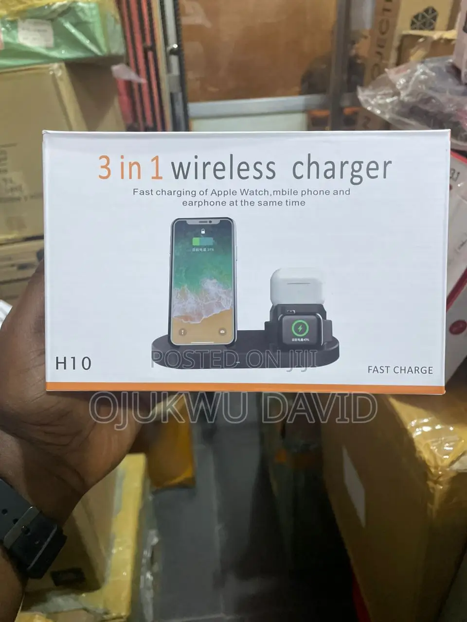 3 in 1 Fast Wireless Charger Dock Station