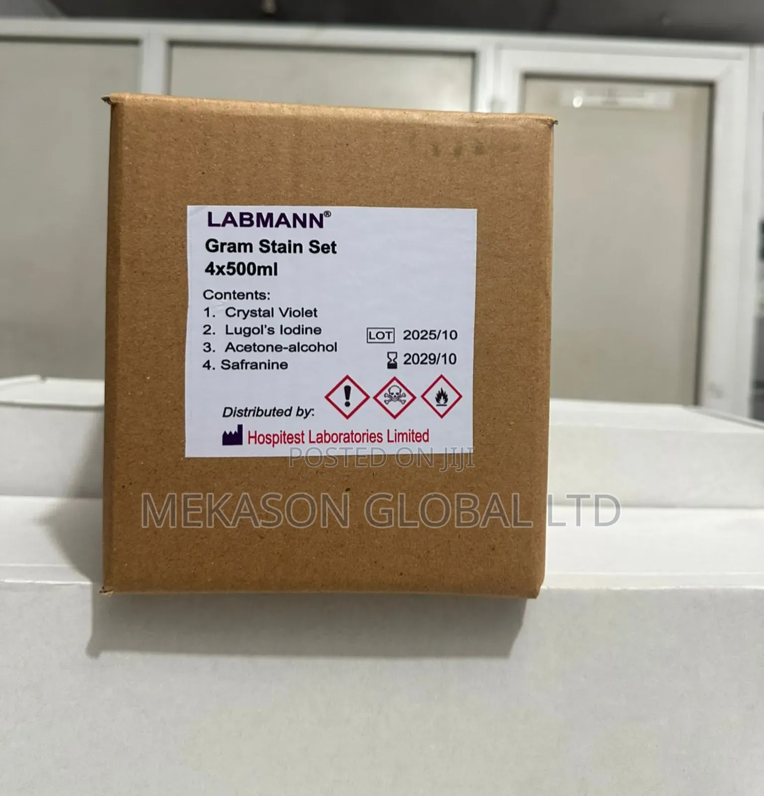 Gram Stain Reagents Set