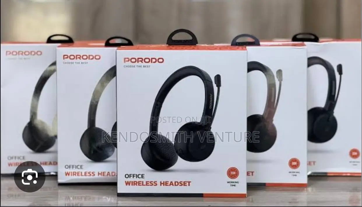 ⸻ Porodo Office Wireless Headset With Mic
