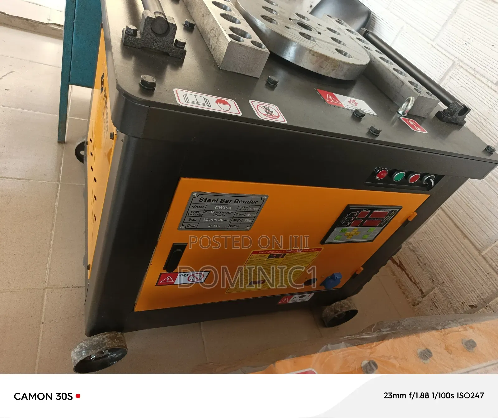 Road Bender Gw40a Electric Machine
