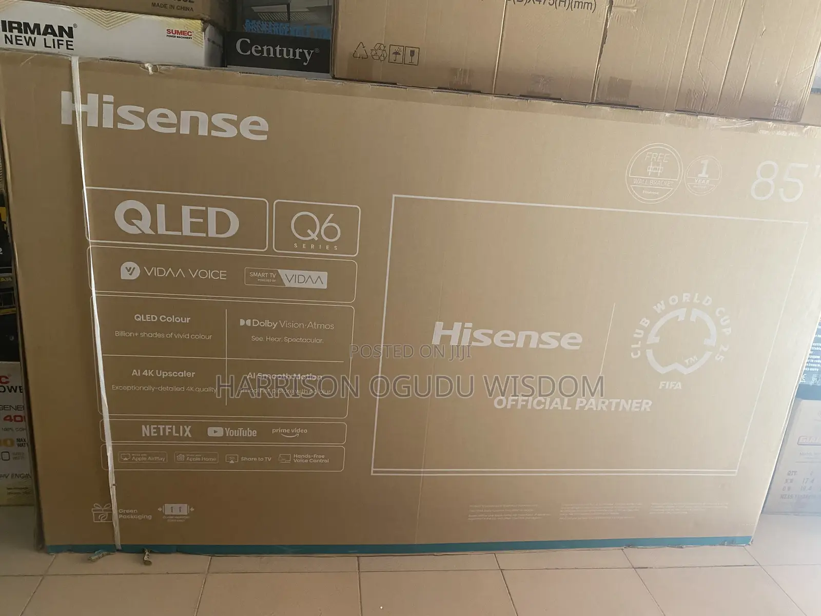 Hisense 85” Qled Smart Tv